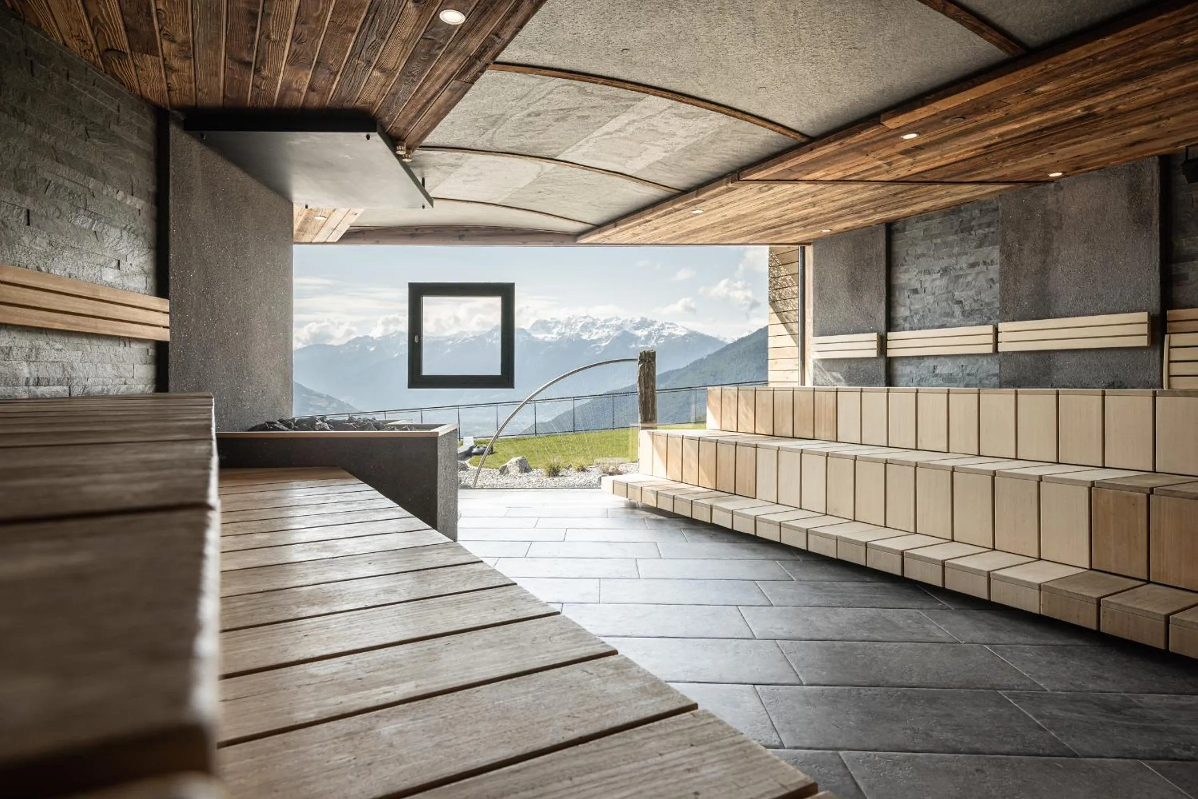 Sauna in DAS GERSTL Alpine Retreat