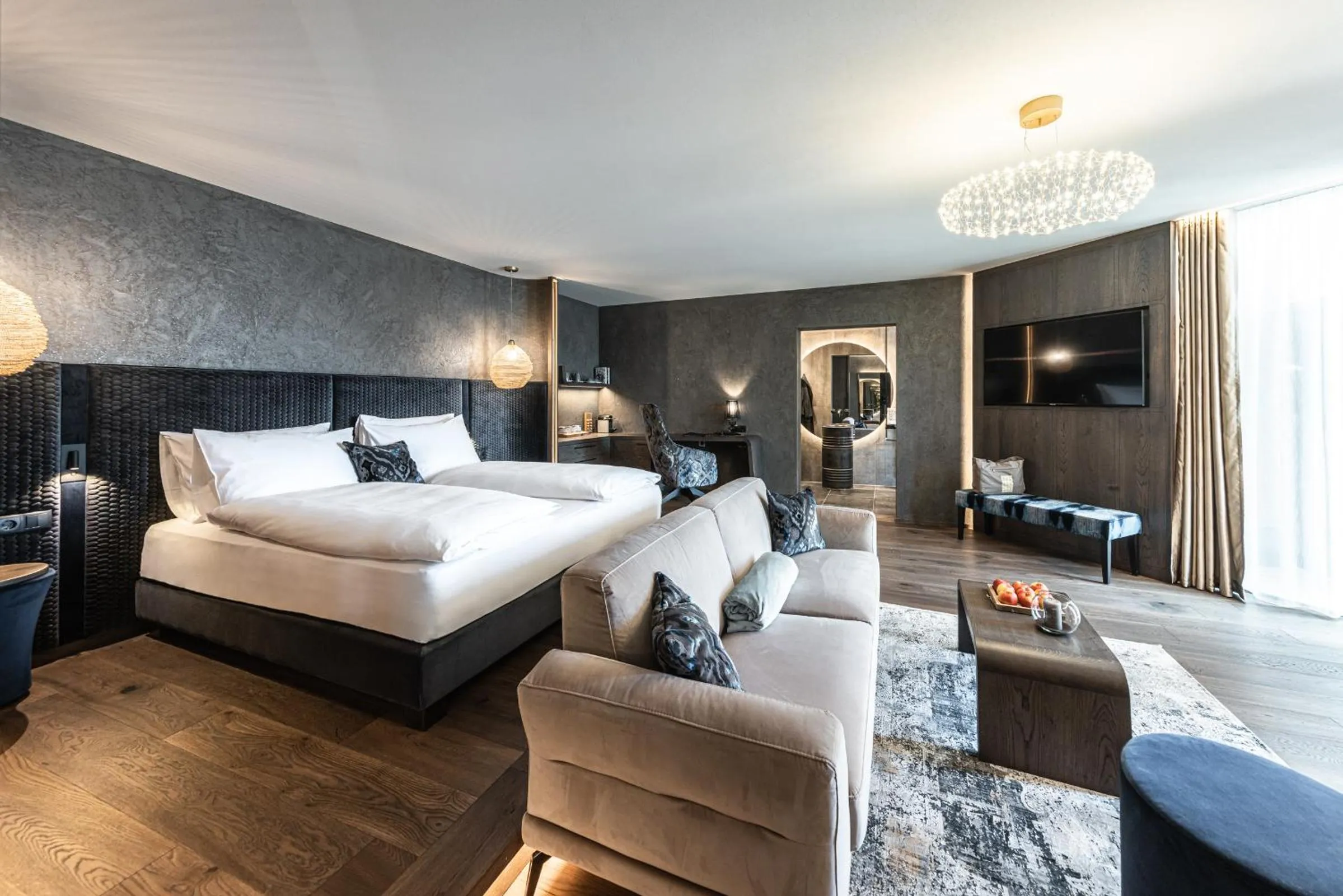 Bed in DAS GERSTL Alpine Retreat