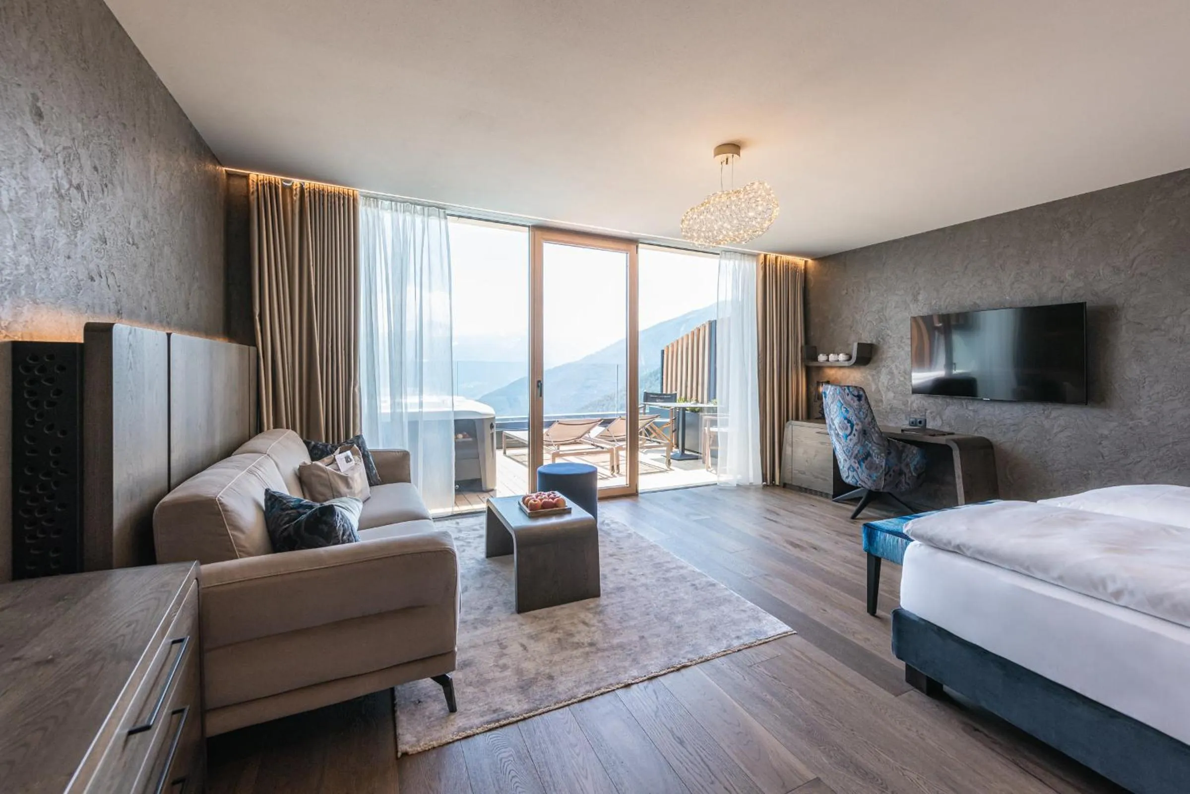 Bed in DAS GERSTL Alpine Retreat