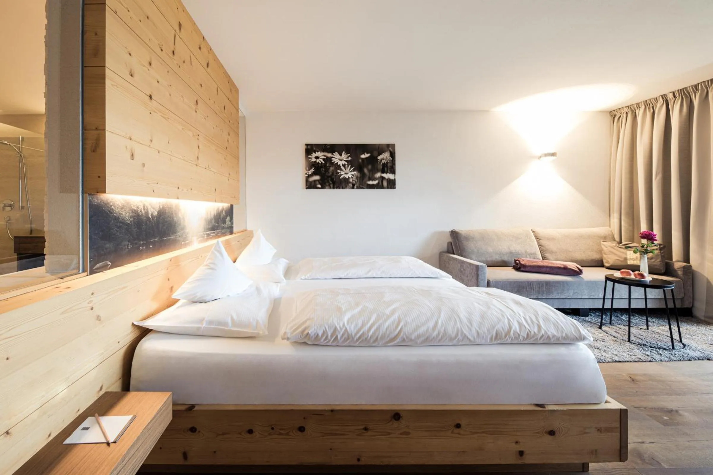 Bed in DAS GERSTL Alpine Retreat