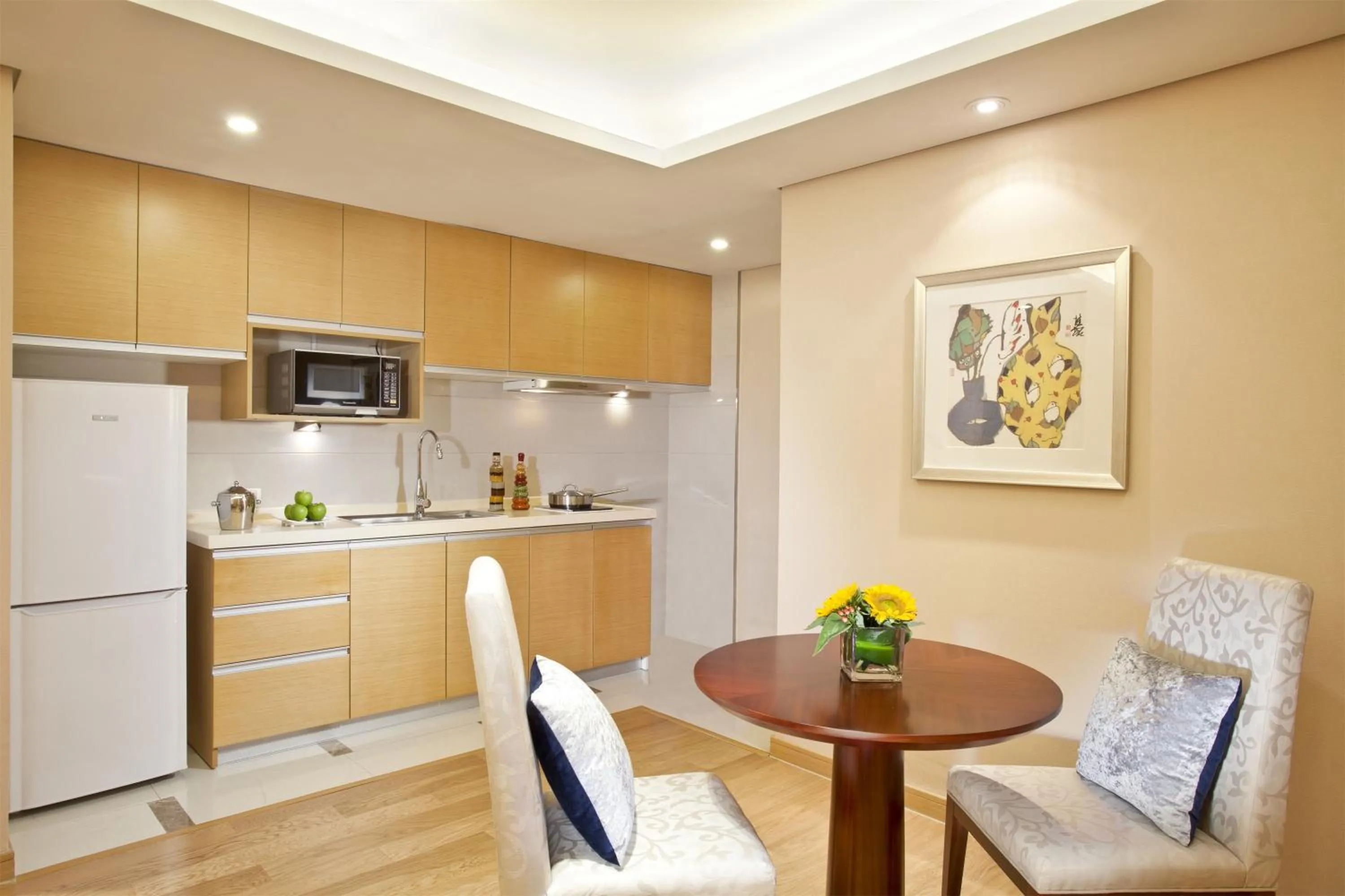 Kitchen or kitchenette in Regal Plaza Hotel & Residence