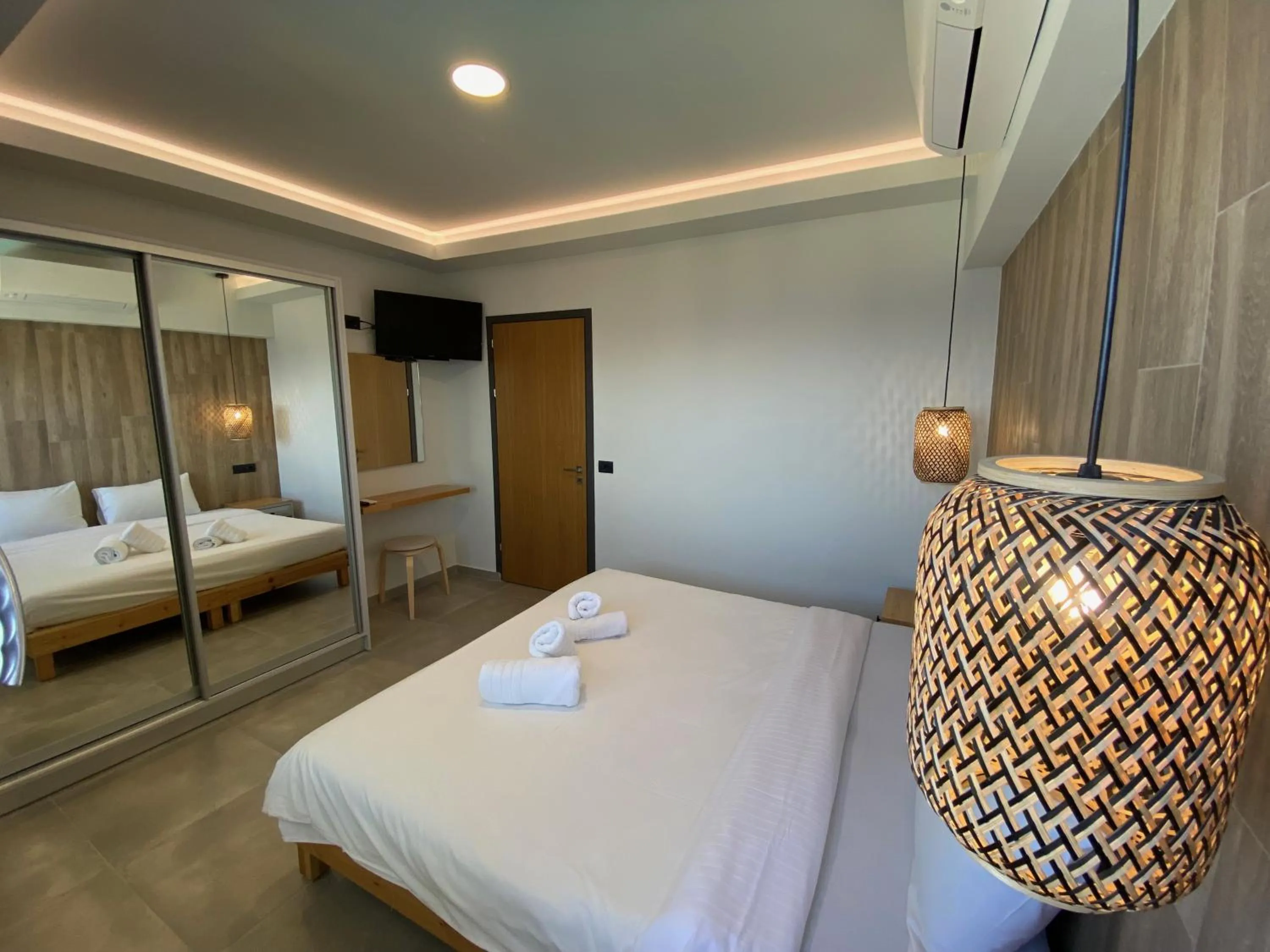 Bedroom, Bed in Ostria Apartments