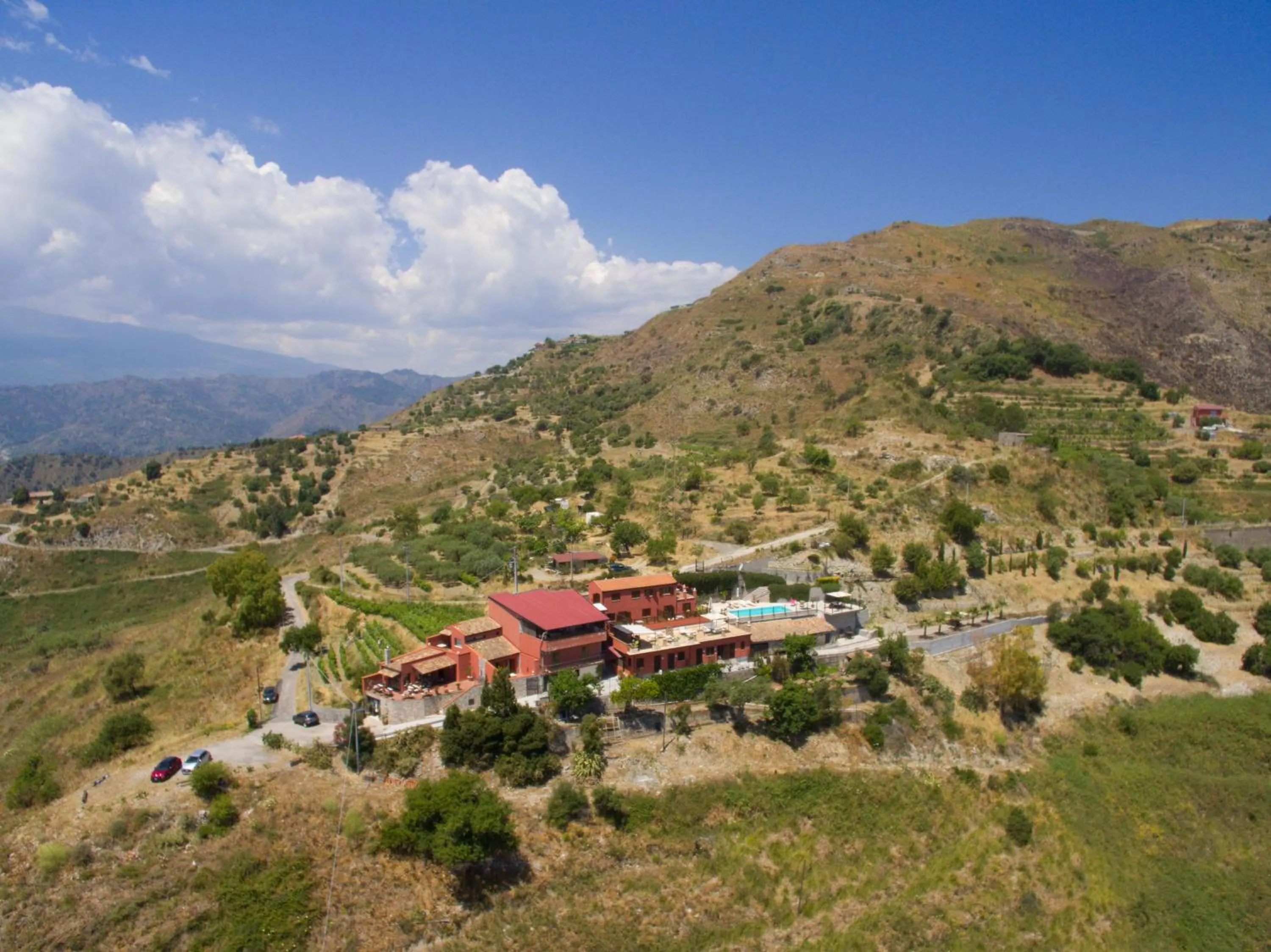 Bird's eye view in Casale Di Caterina