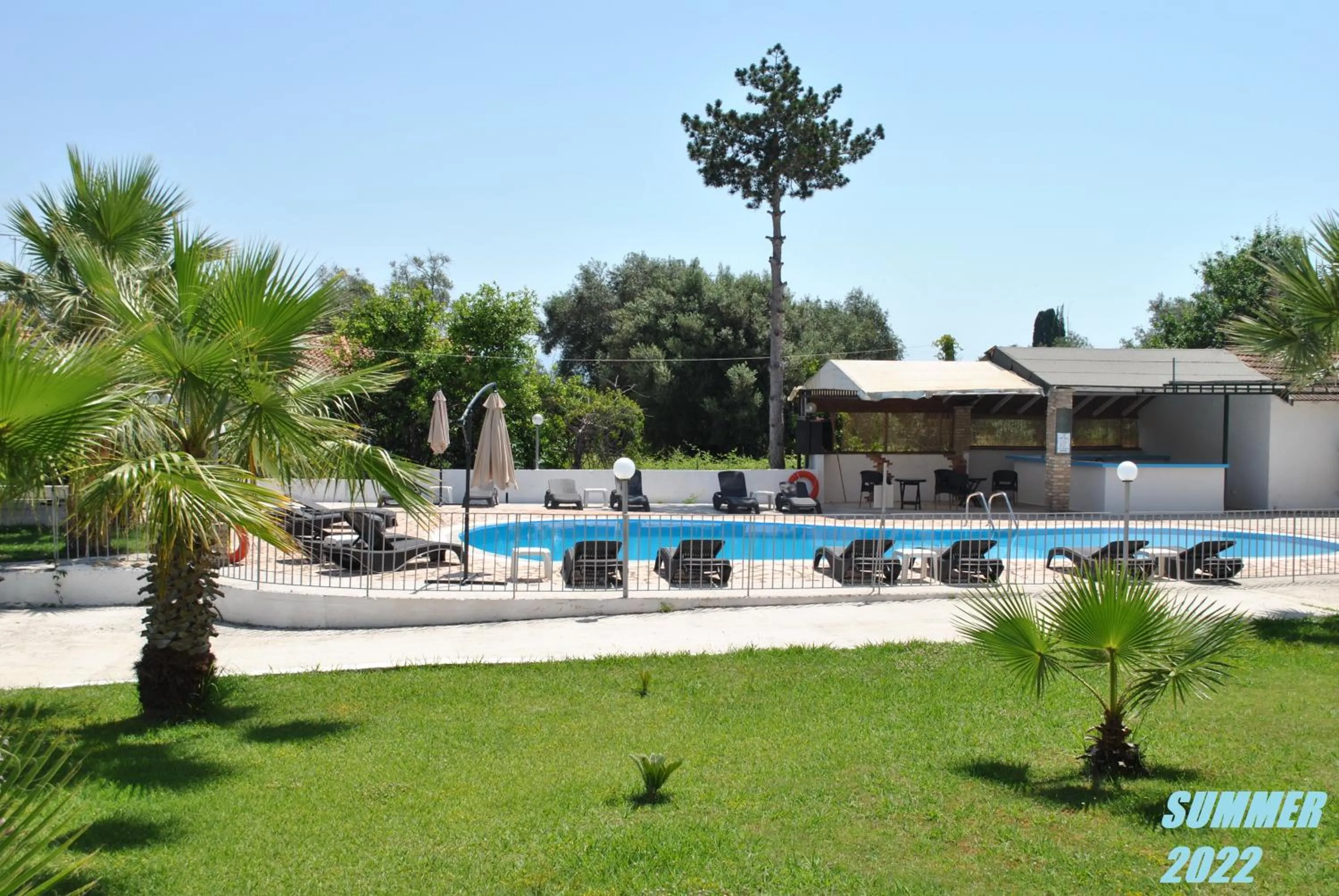 Patio in Palmyra Studios