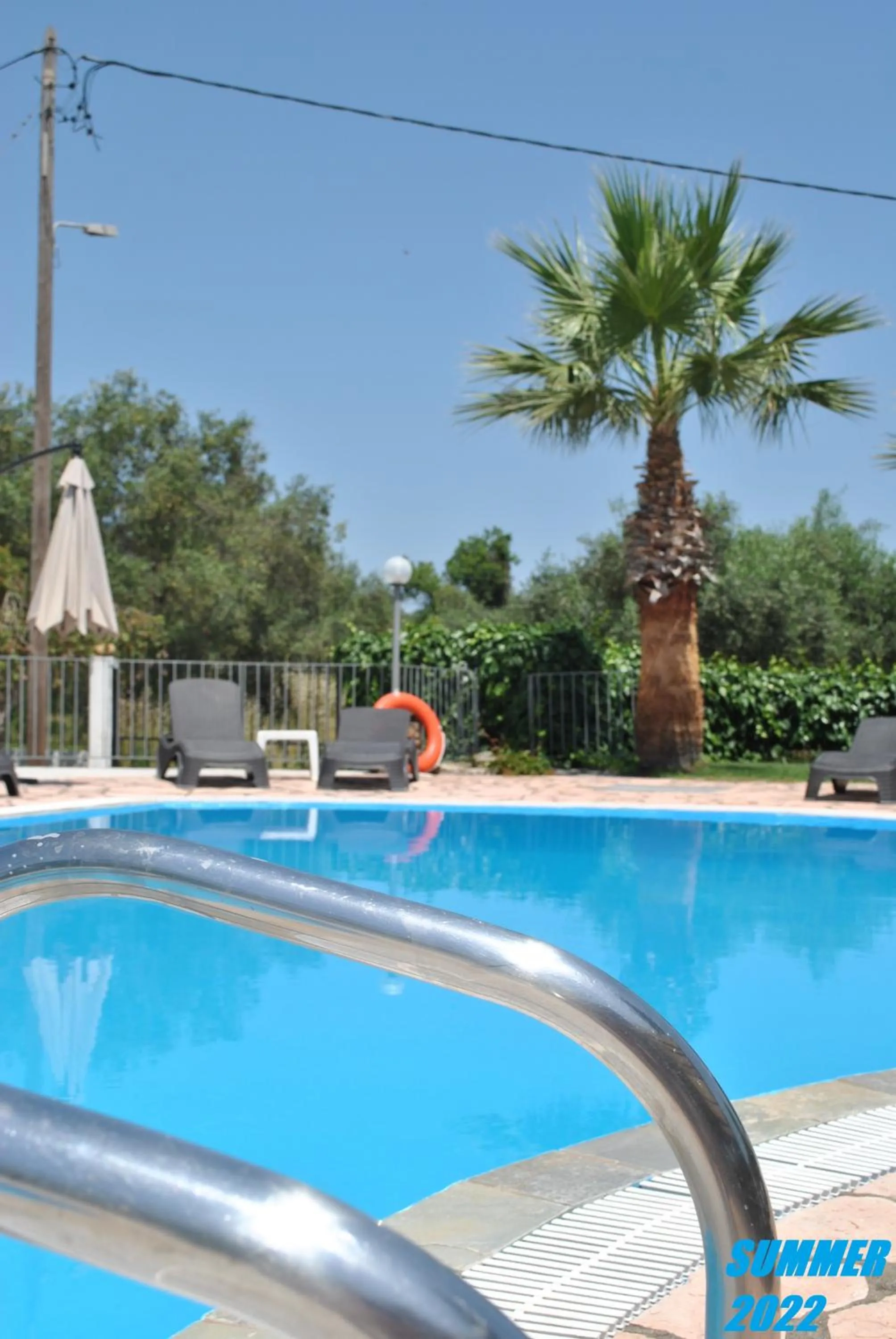 Pool view in Palmyra Studios