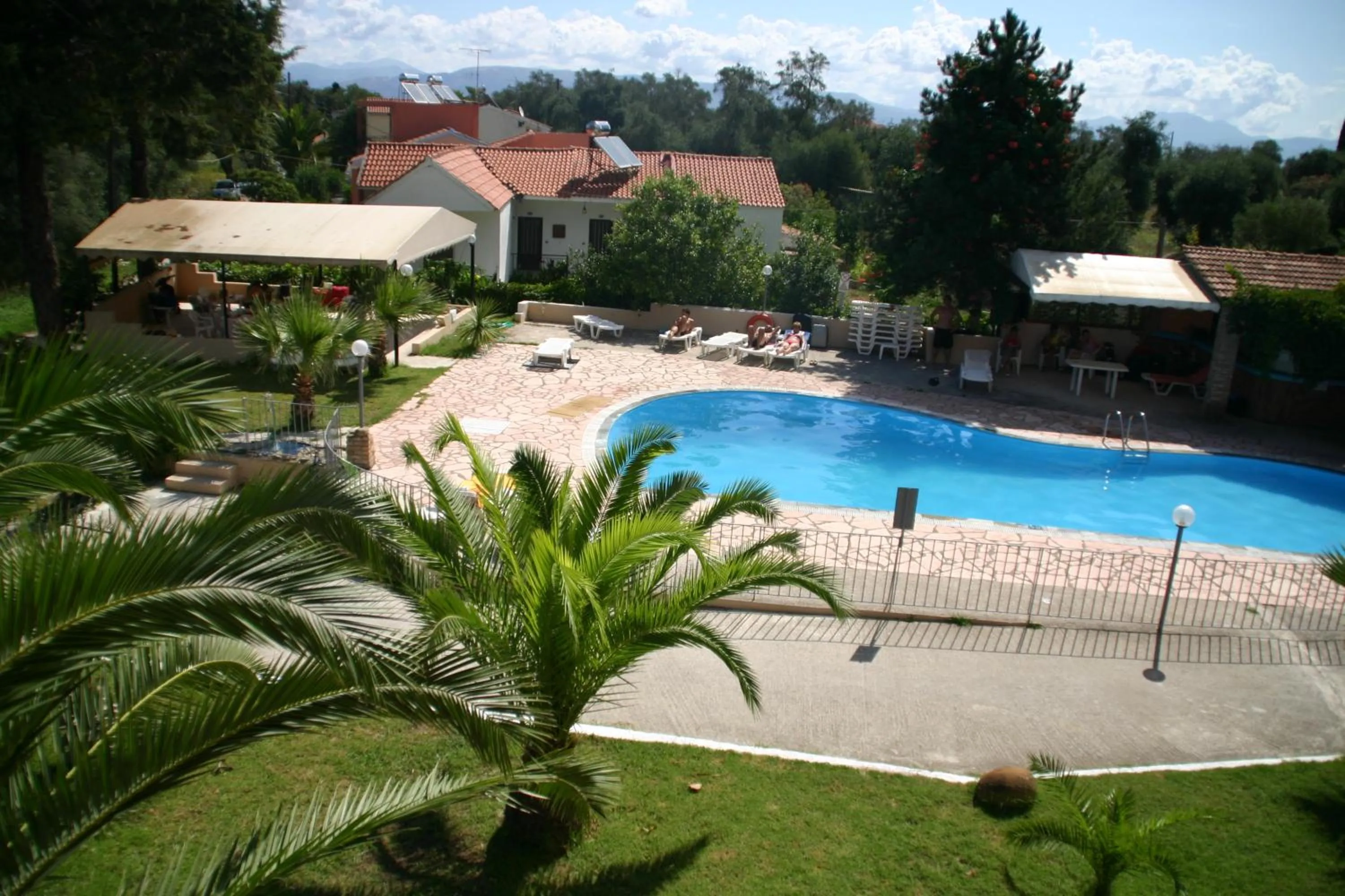 Pool view in Palmyra Studios