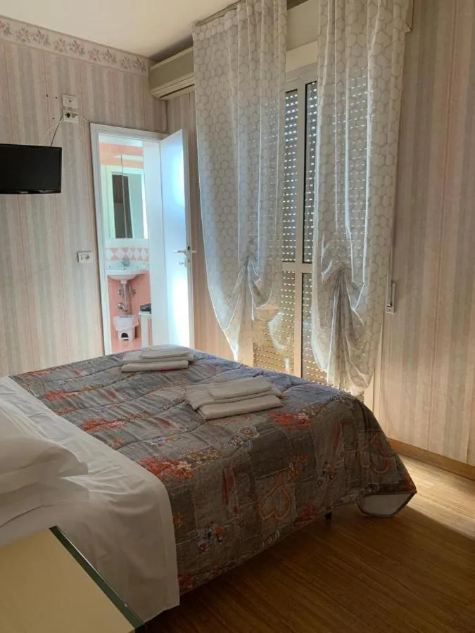 Bed in Hotel Villa Edda