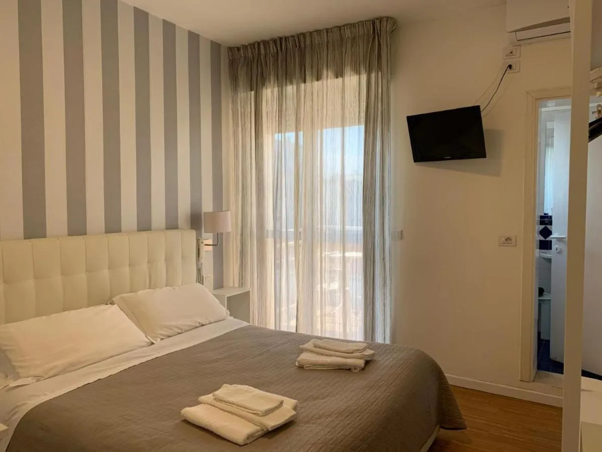 Bed in Hotel Villa Edda