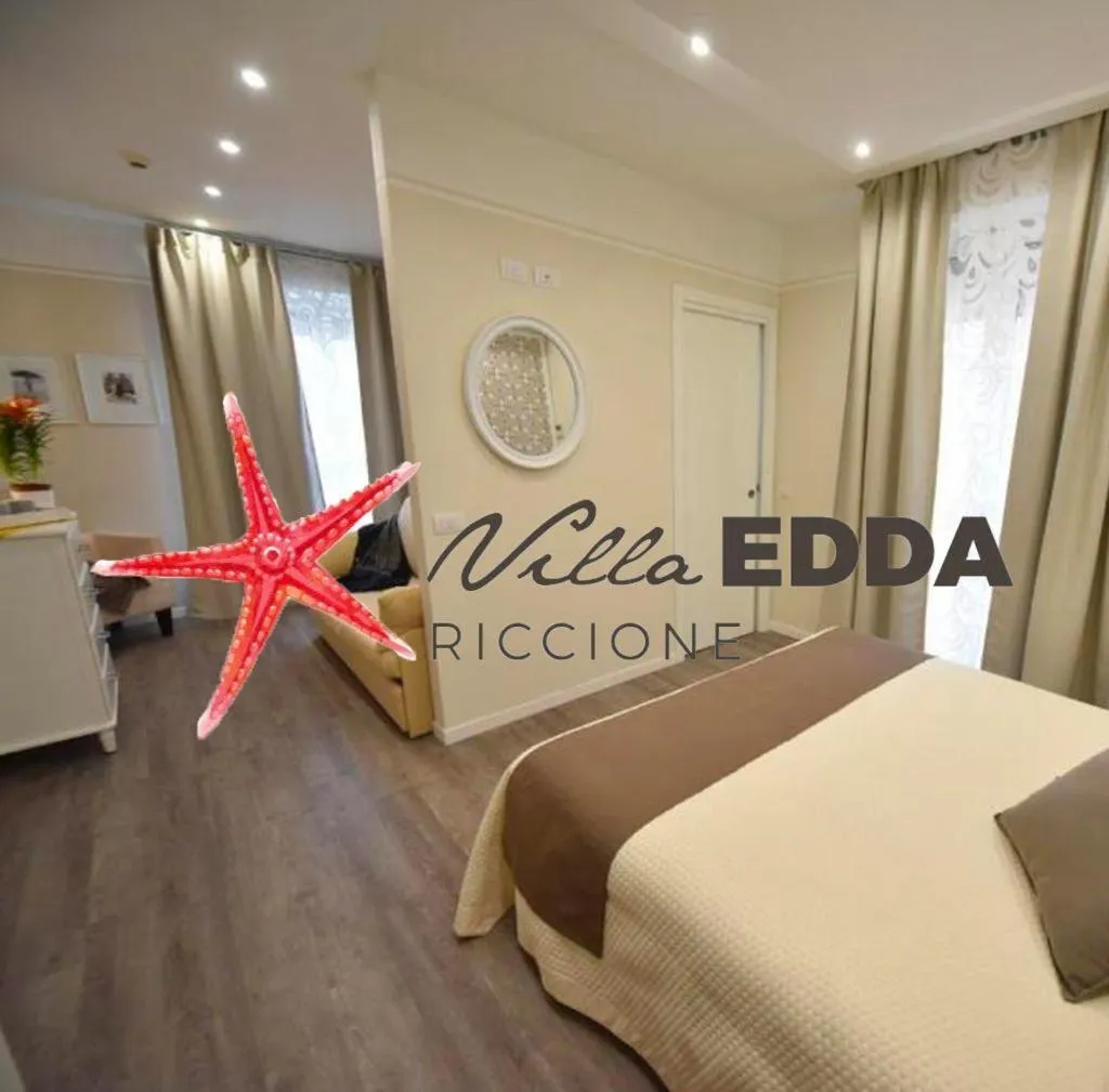 Bed in Hotel Villa Edda