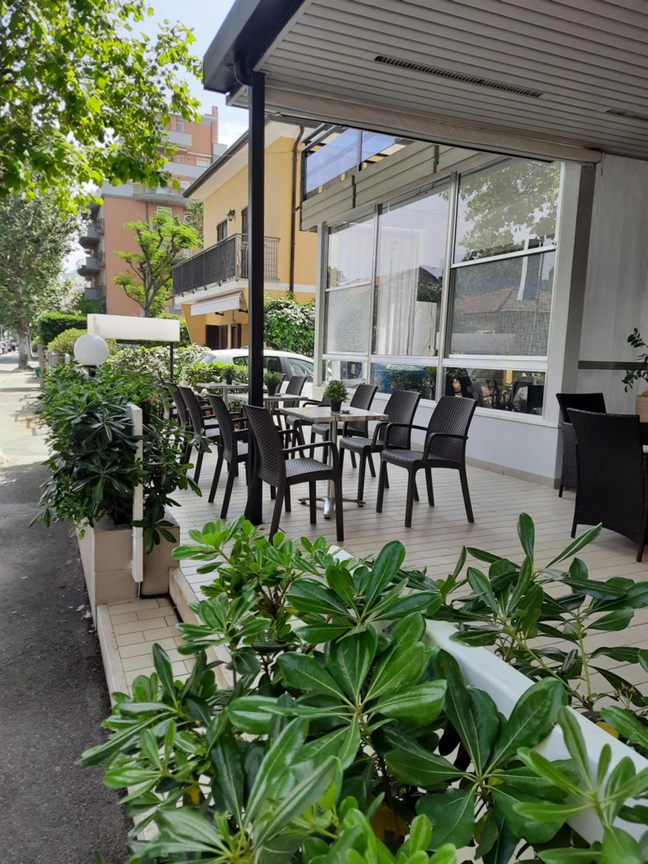 Patio in Hotel Barbiani