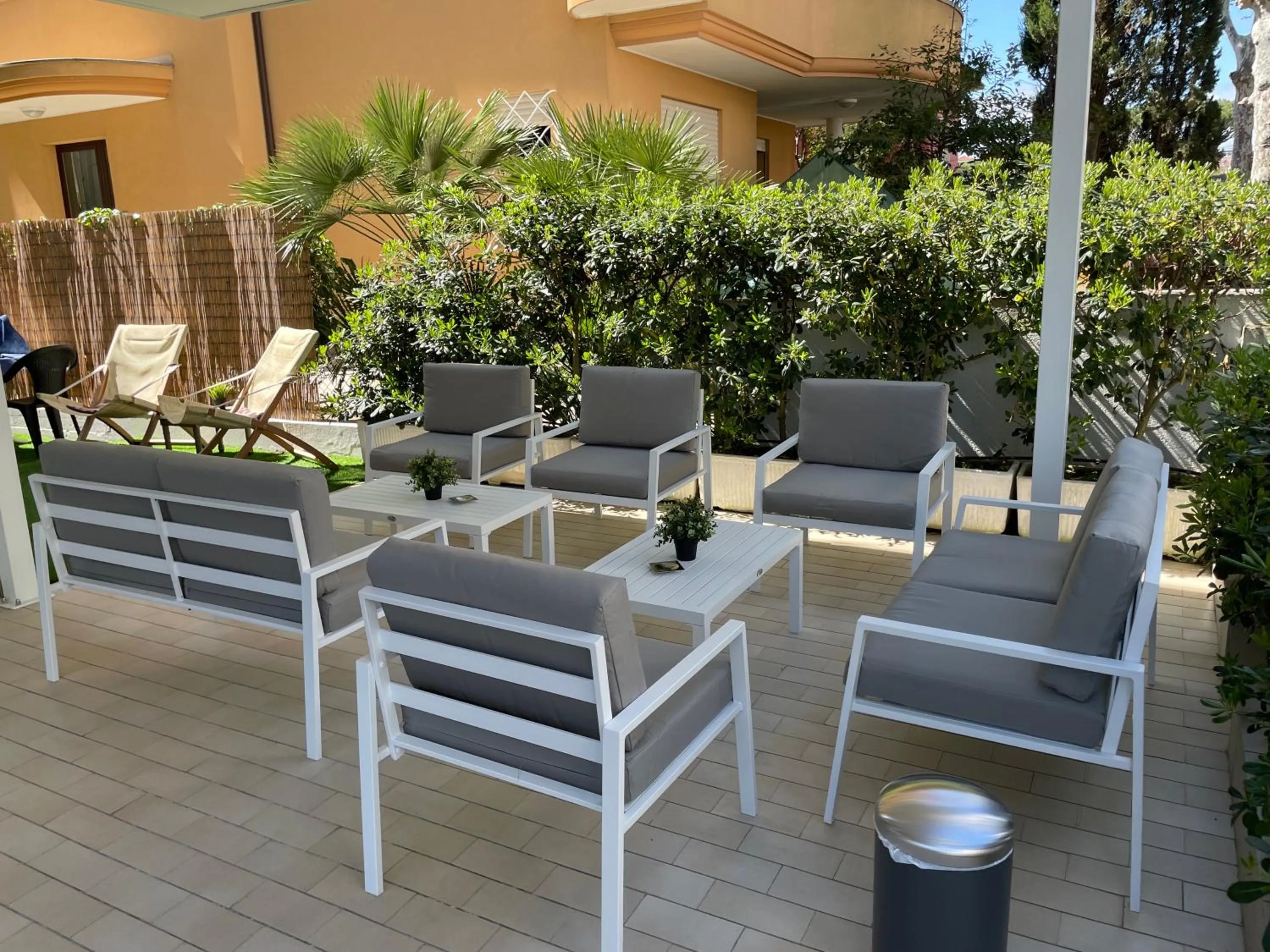 Patio in Hotel Barbiani