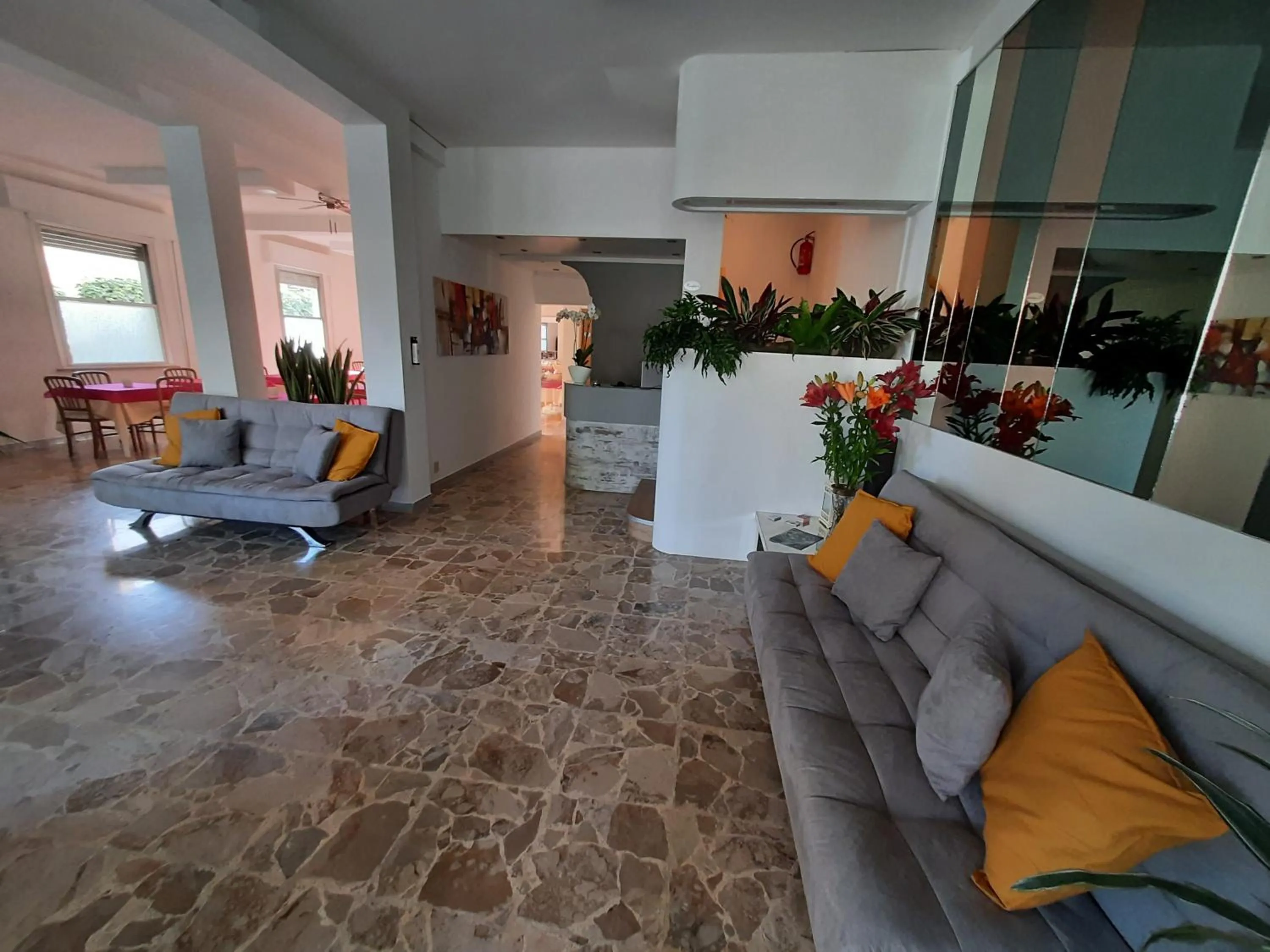 Lobby or reception in Hotel Barbiani