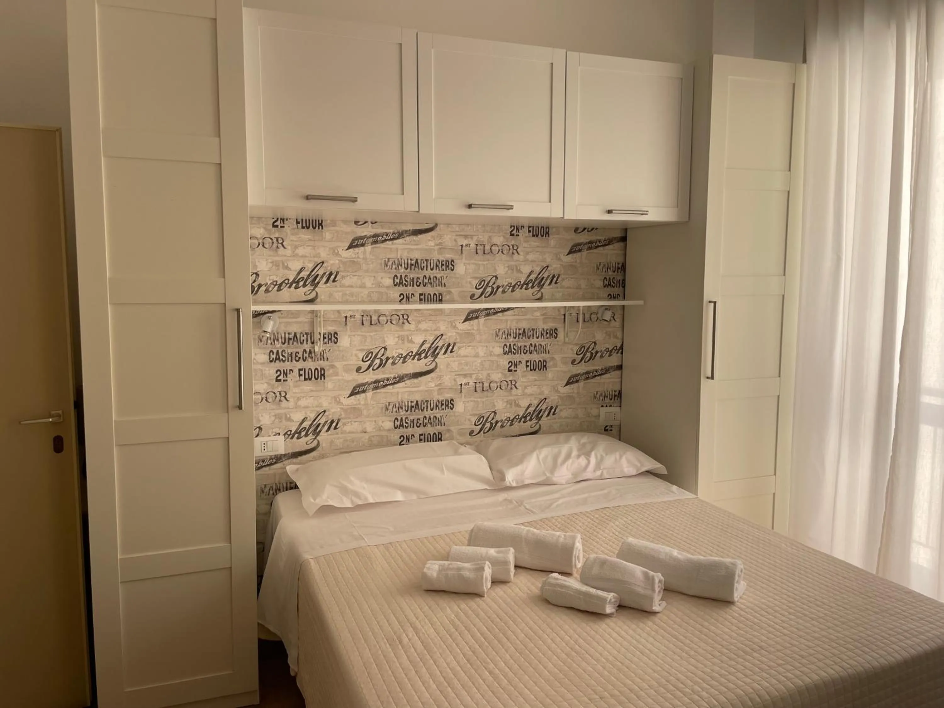 Bed in Hotel Barbiani