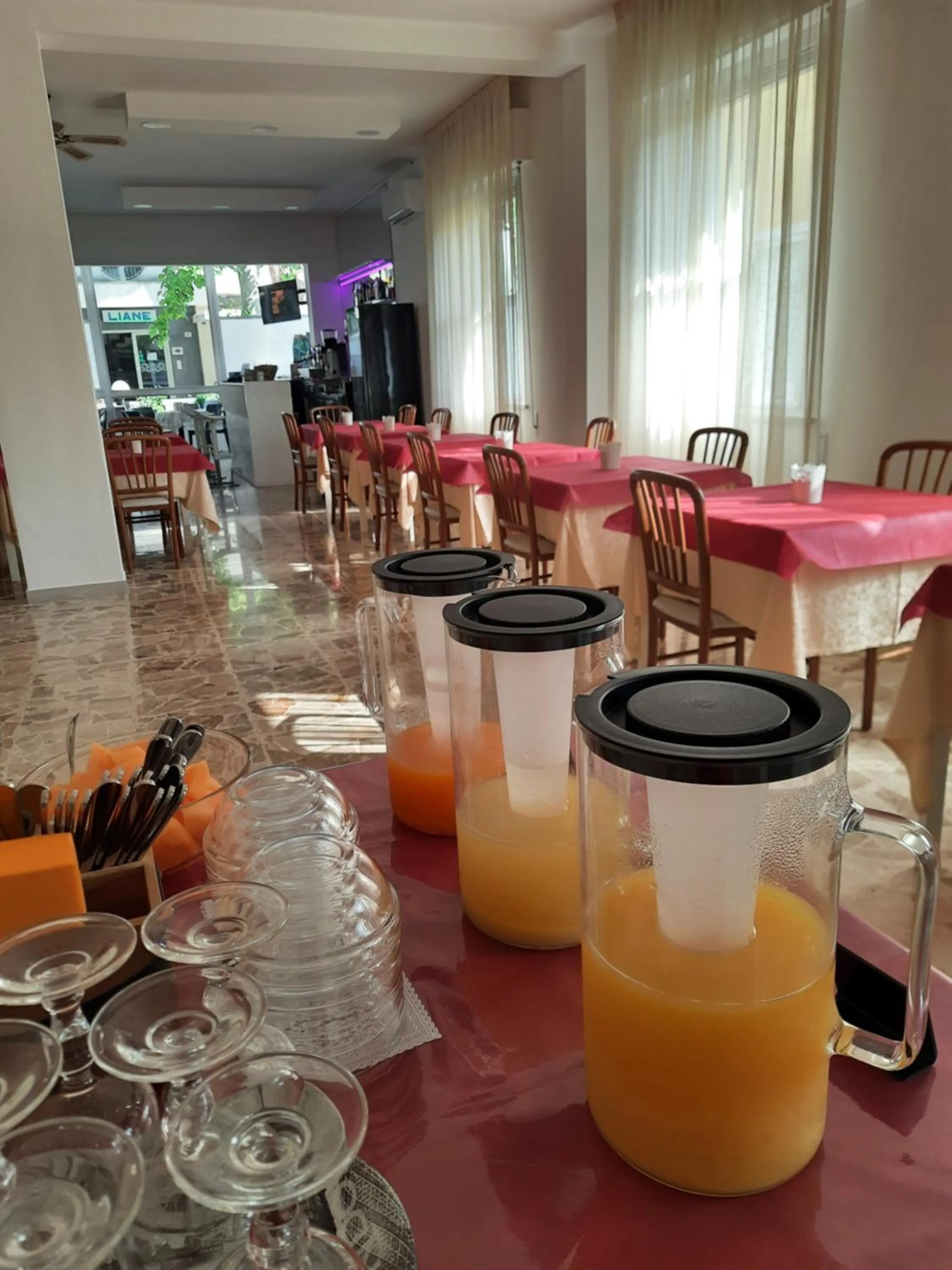 Buffet breakfast in Hotel Barbiani