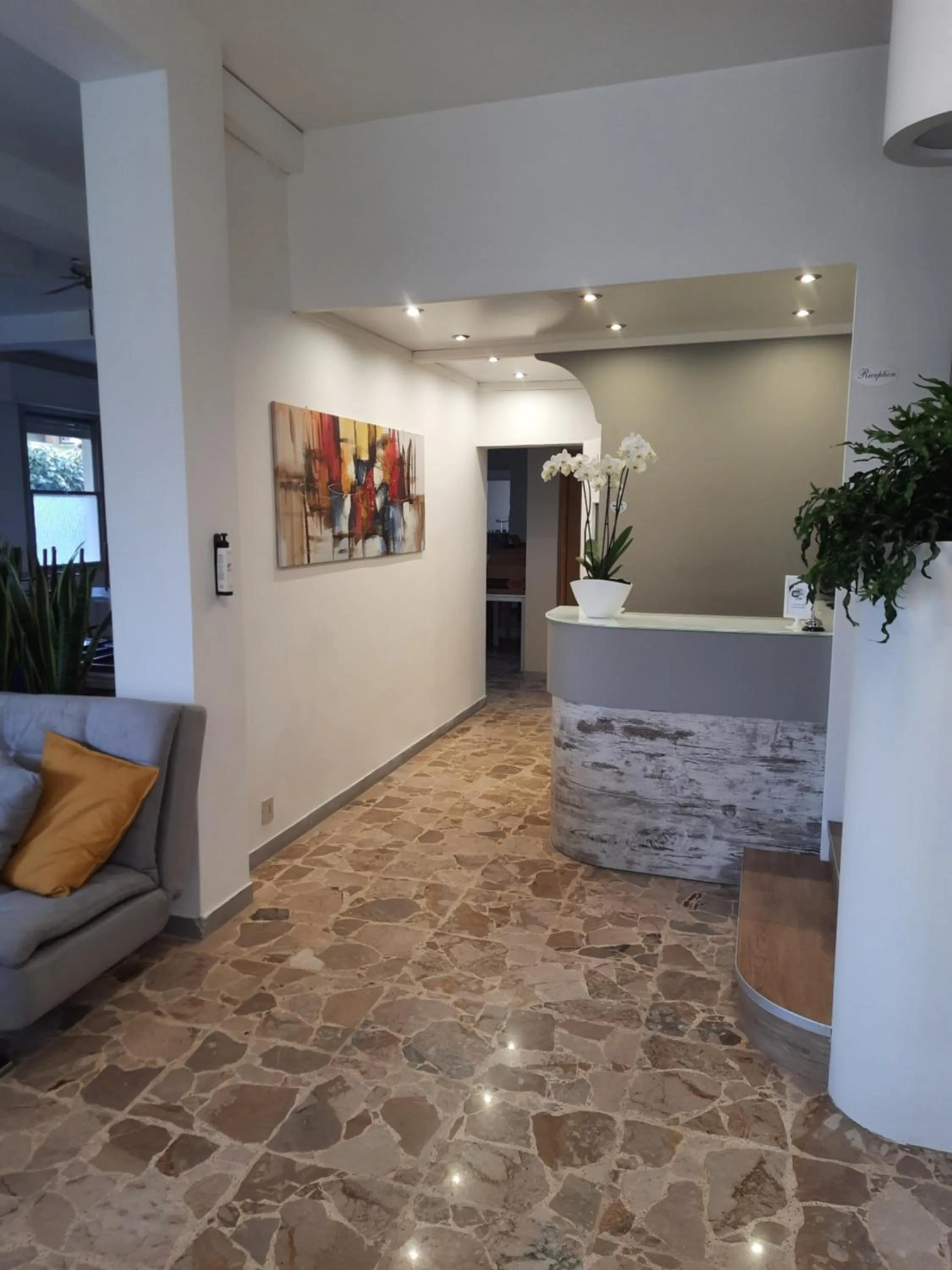 Lobby or reception in Hotel Barbiani
