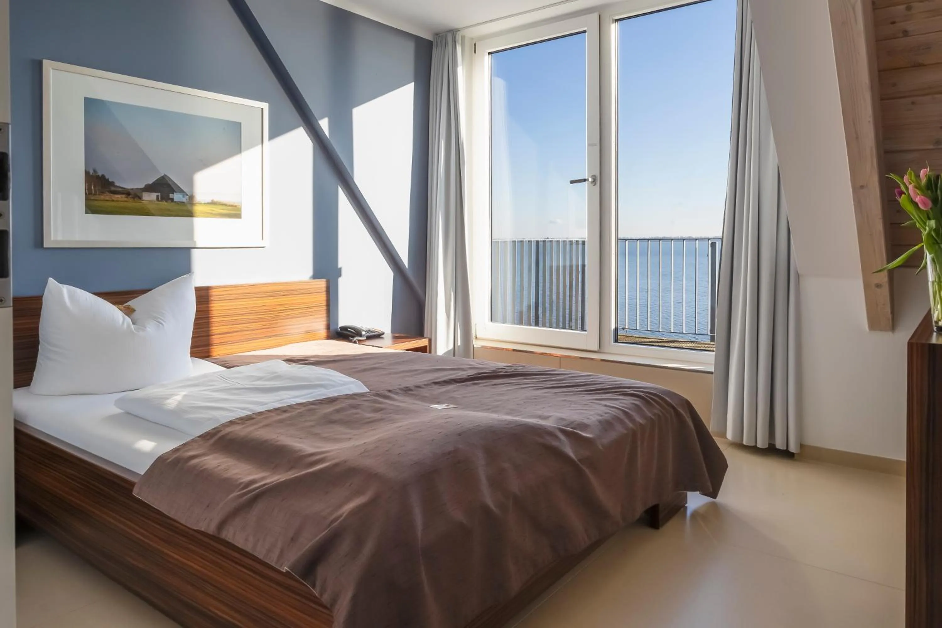 Bed in Strandhotel Dranske