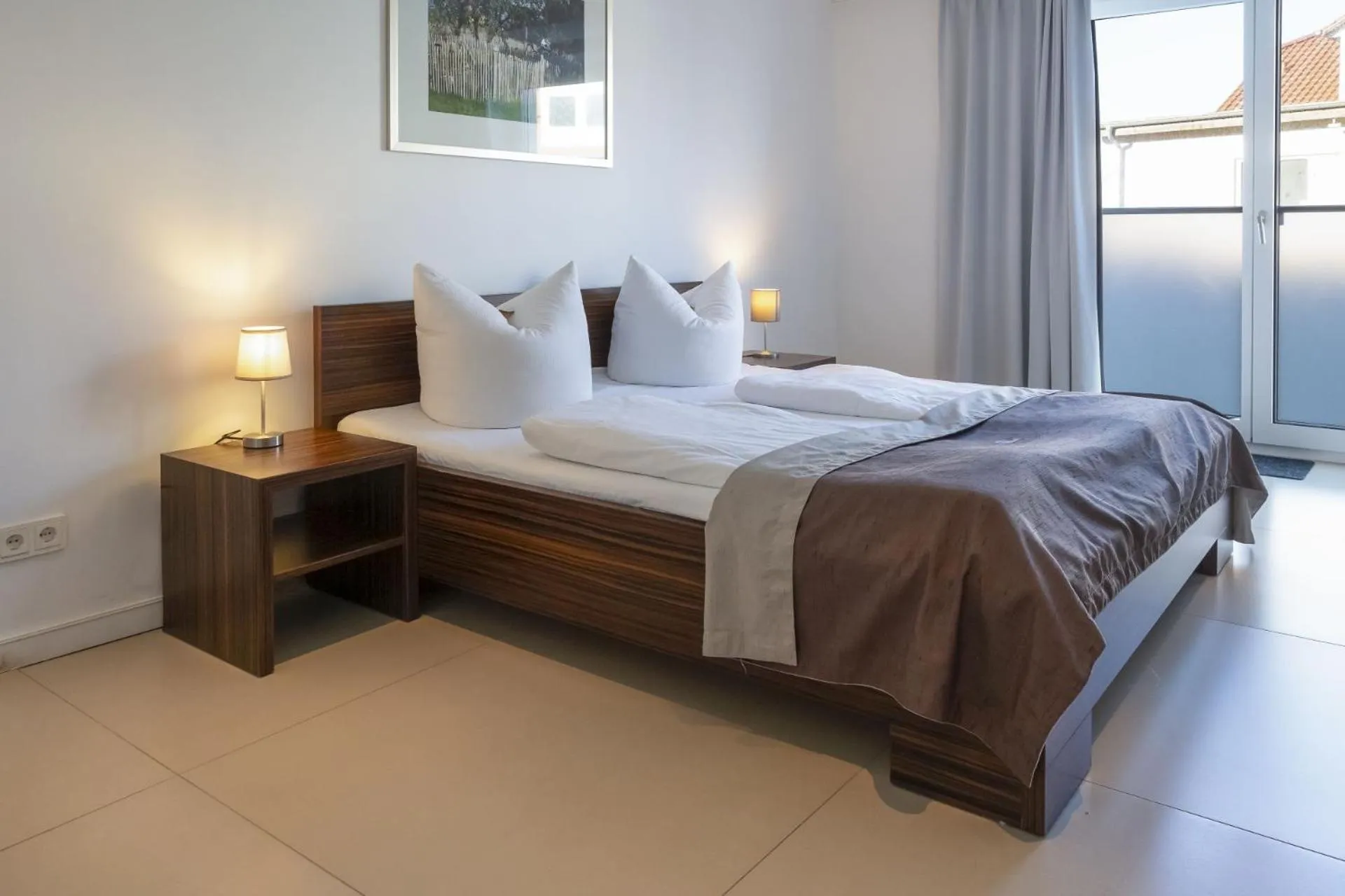 Bed in Strandhotel Dranske