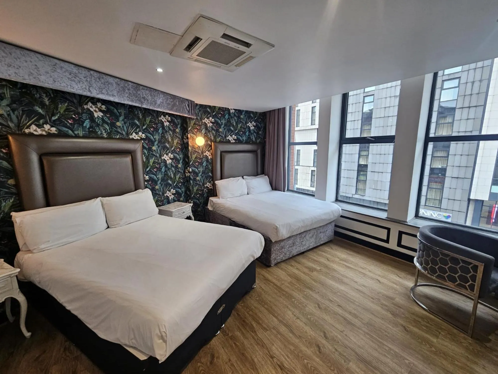 Bed in Print Works Hotel