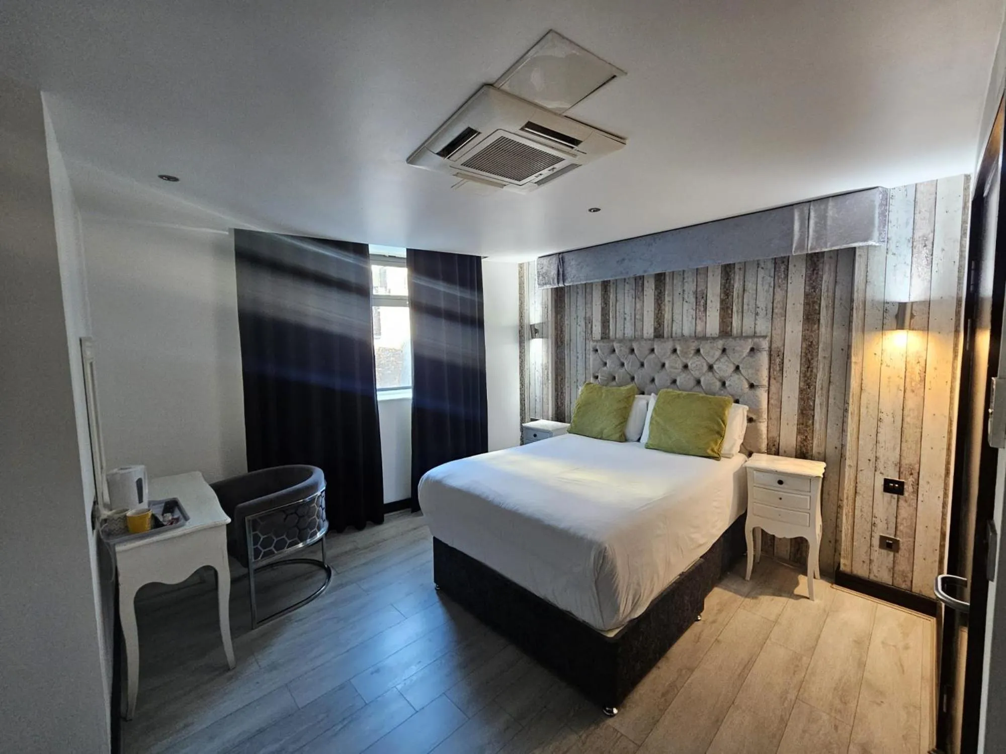 Bed in Print Works Hotel