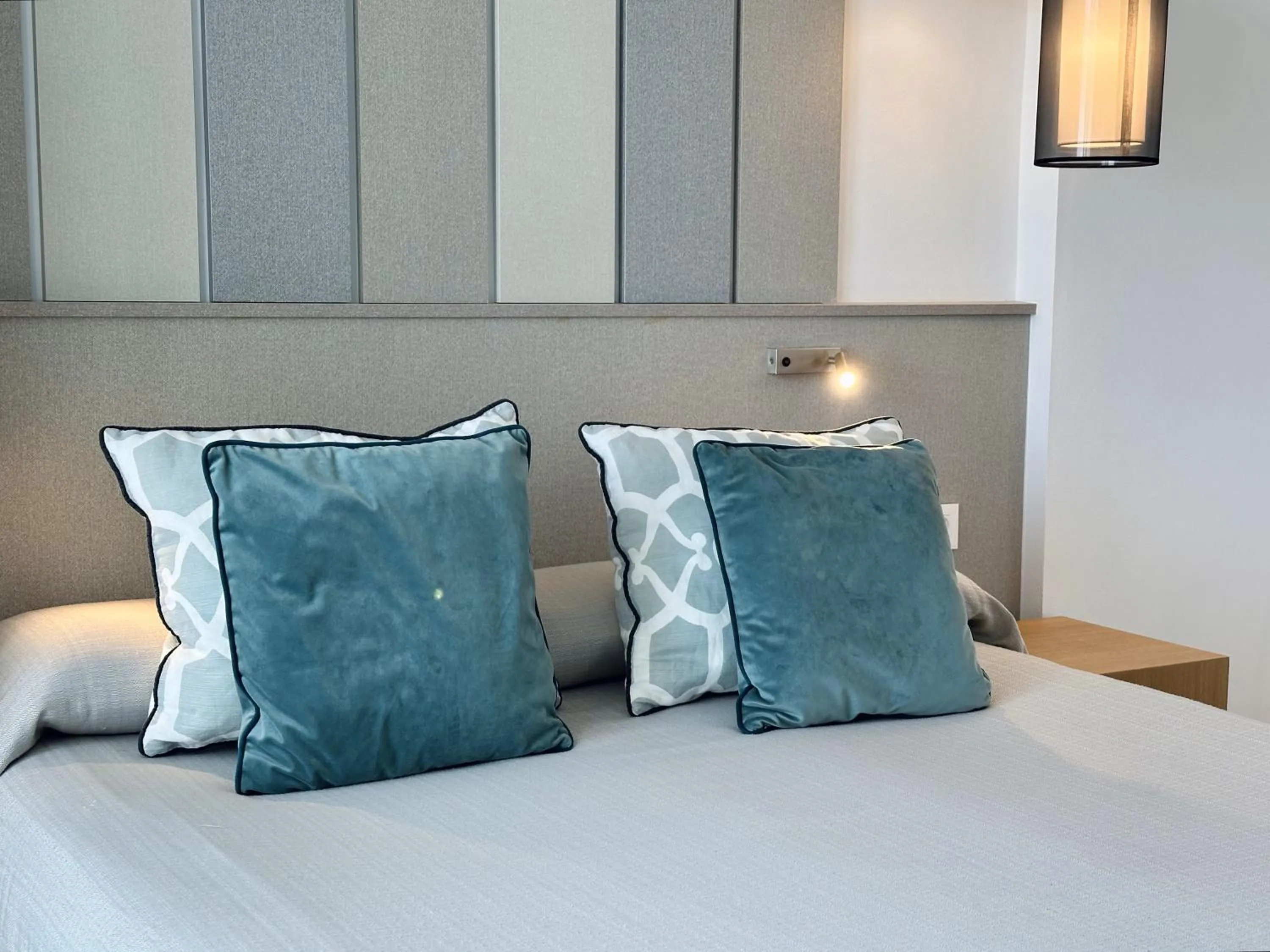 Bed in Hotel Apartamentos Marina Luz