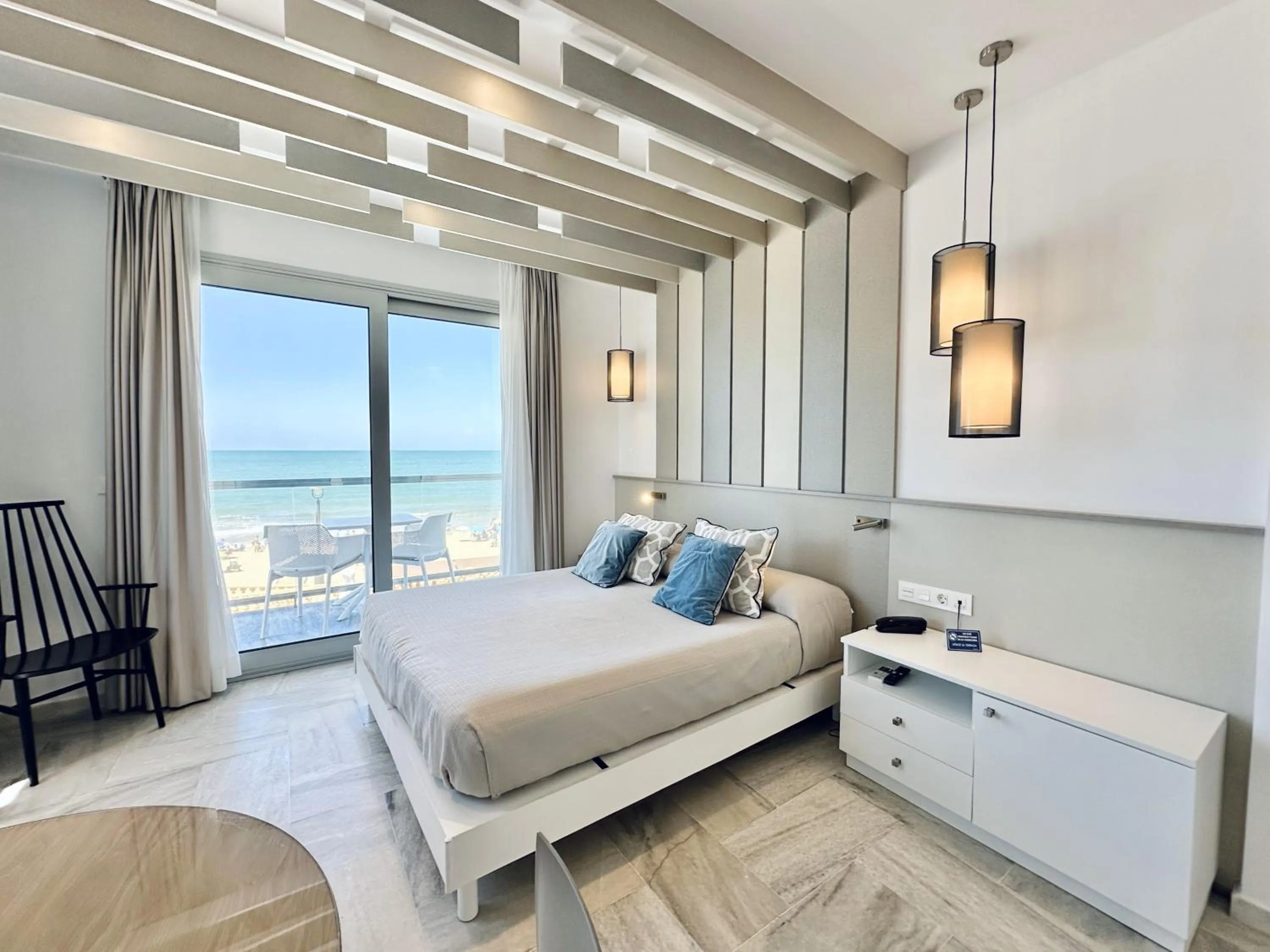 Bed in Hotel Apartamentos Marina Luz