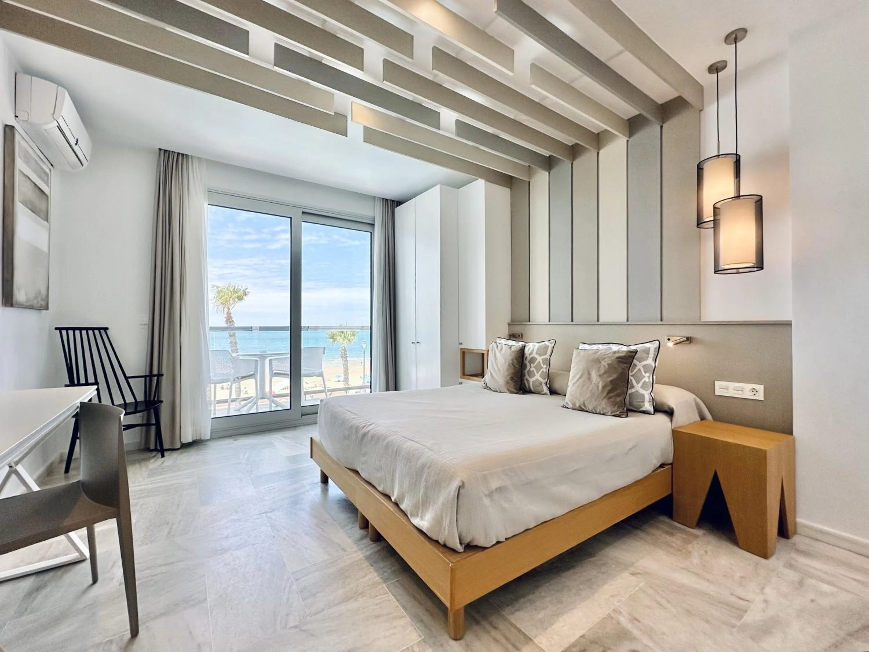 Bed in Hotel Apartamentos Marina Luz