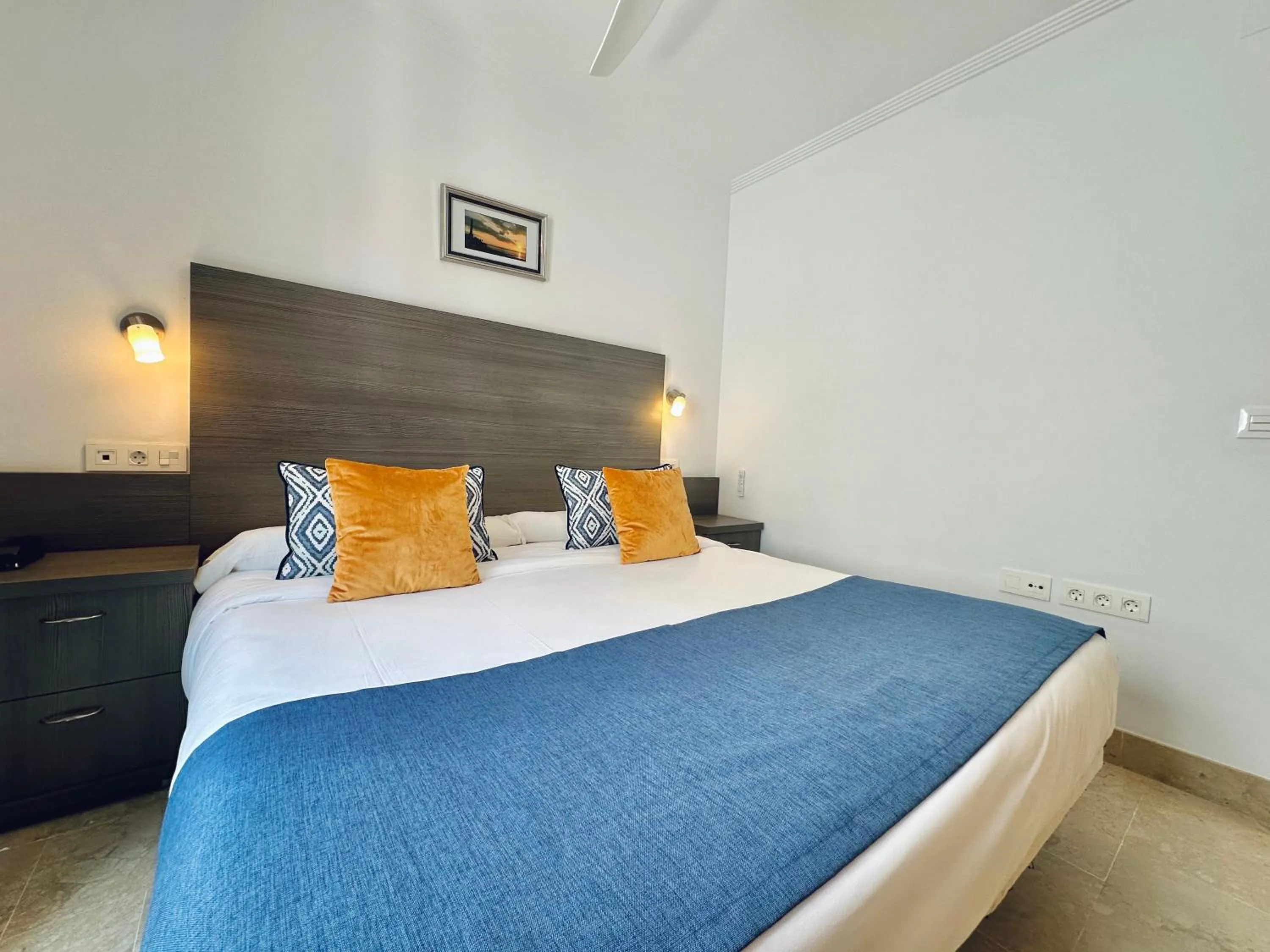 Bed in Hotel Apartamentos Marina Luz