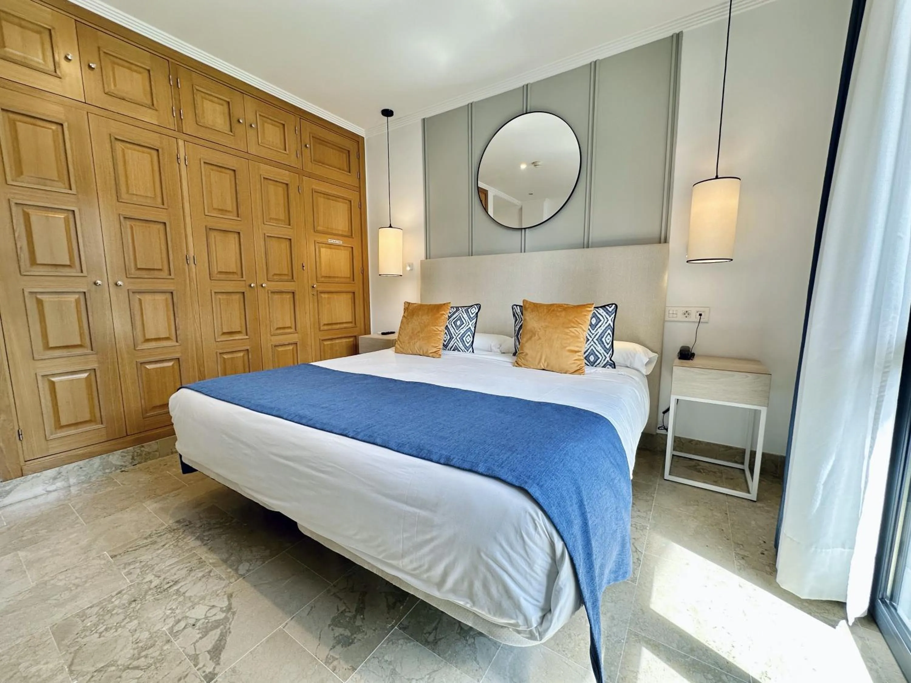 Bed in Hotel Apartamentos Marina Luz