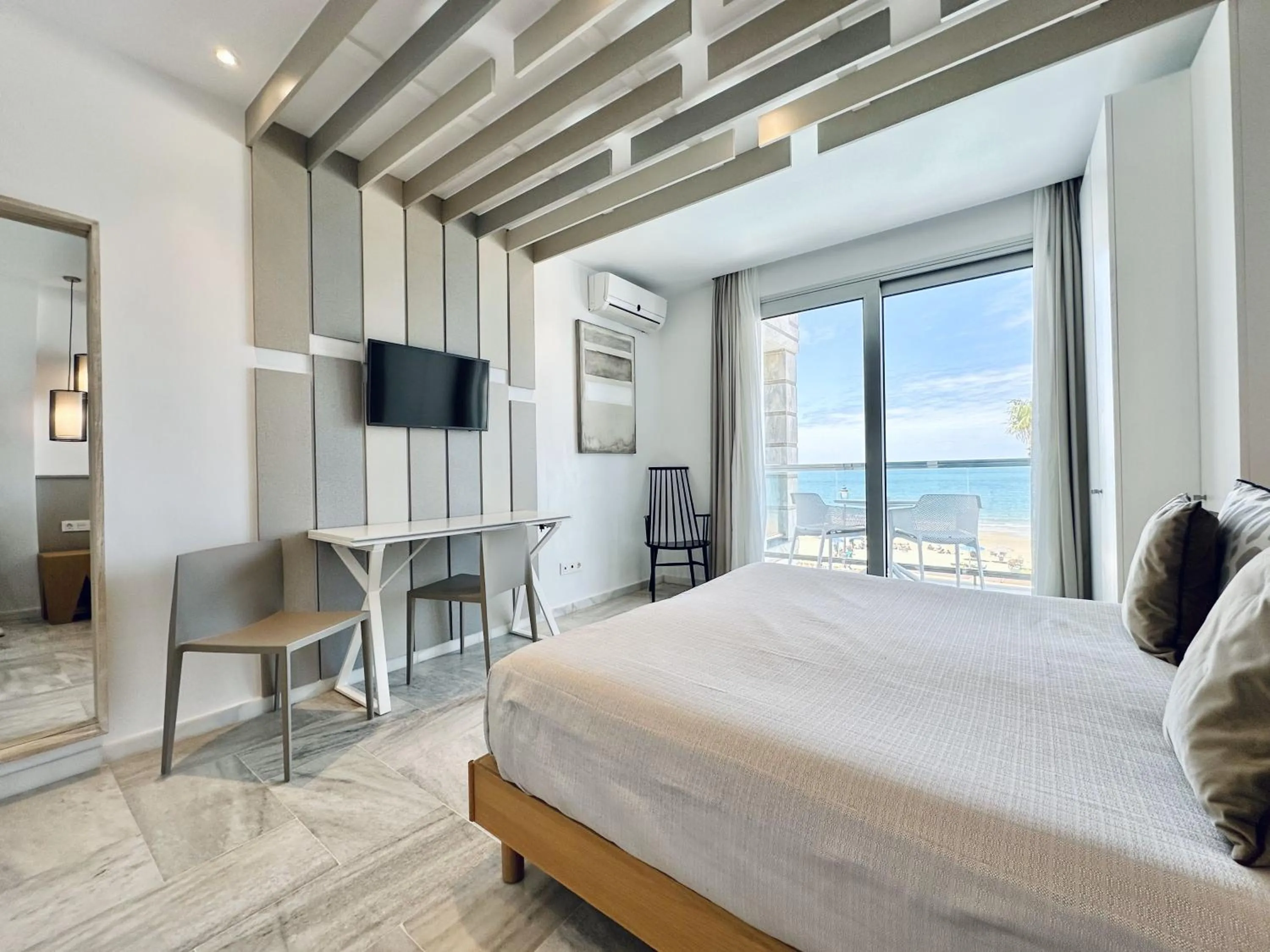 Bed in Hotel Apartamentos Marina Luz