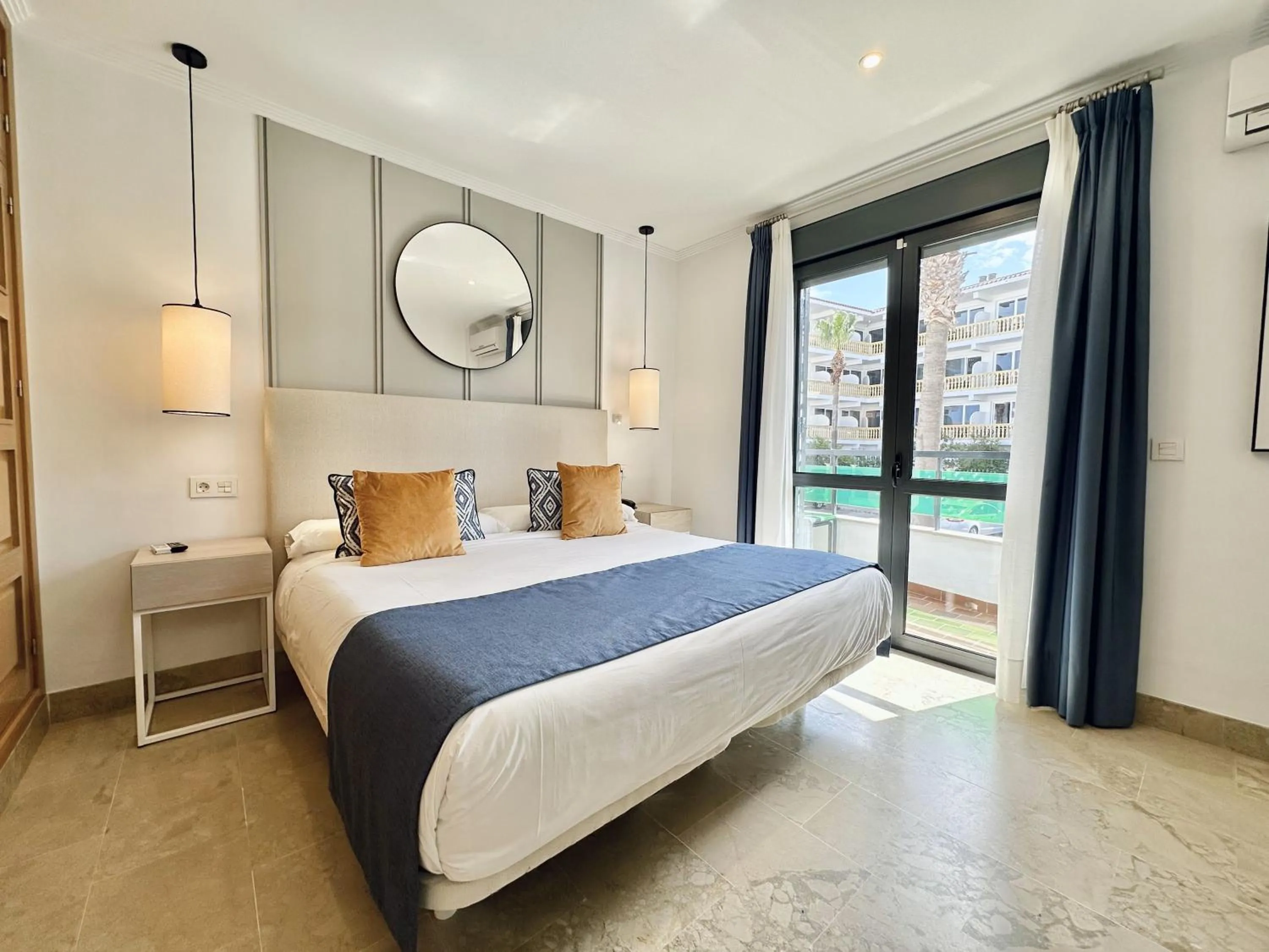 Bed in Hotel Apartamentos Marina Luz