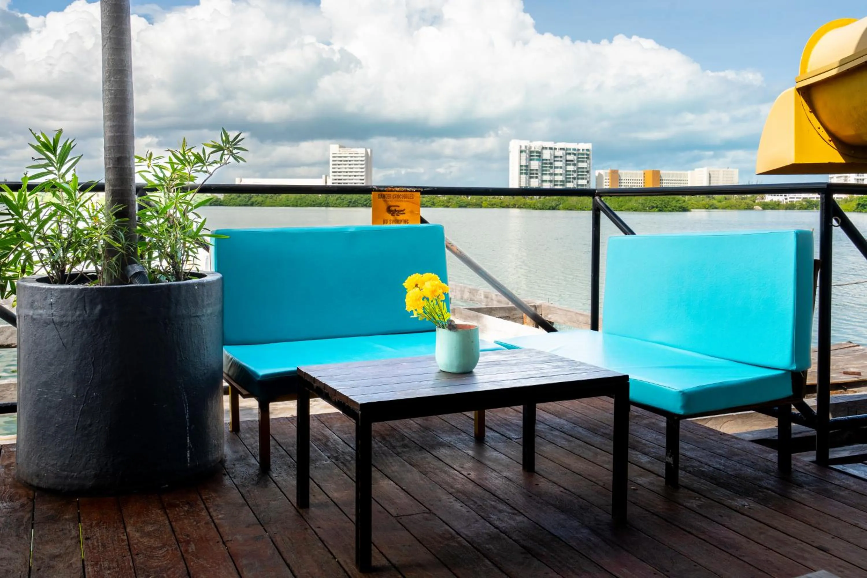 Patio in Mayan Monkey Cancun - Social Hotel