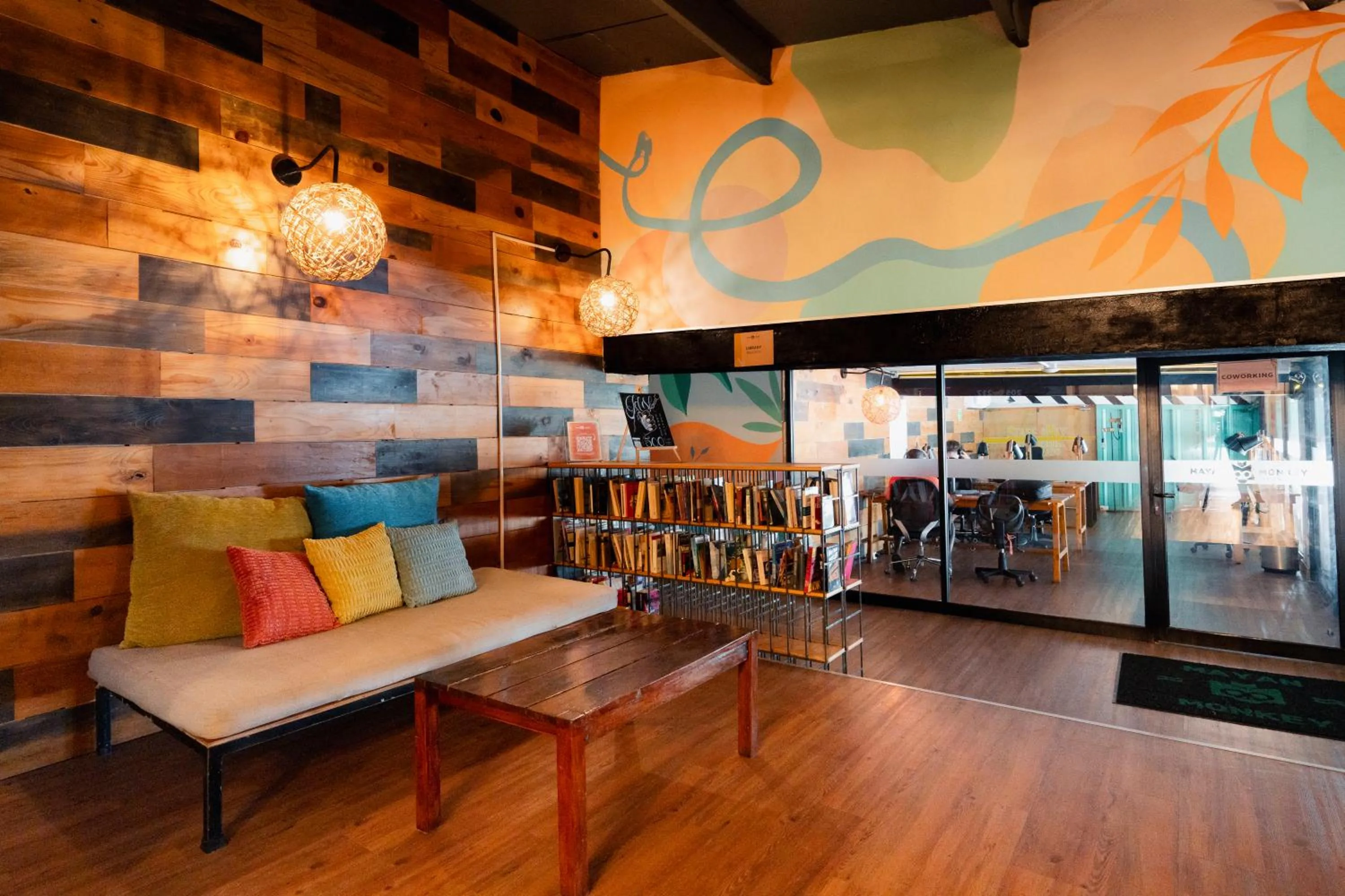 Library in Mayan Monkey Cancun - Social Hotel