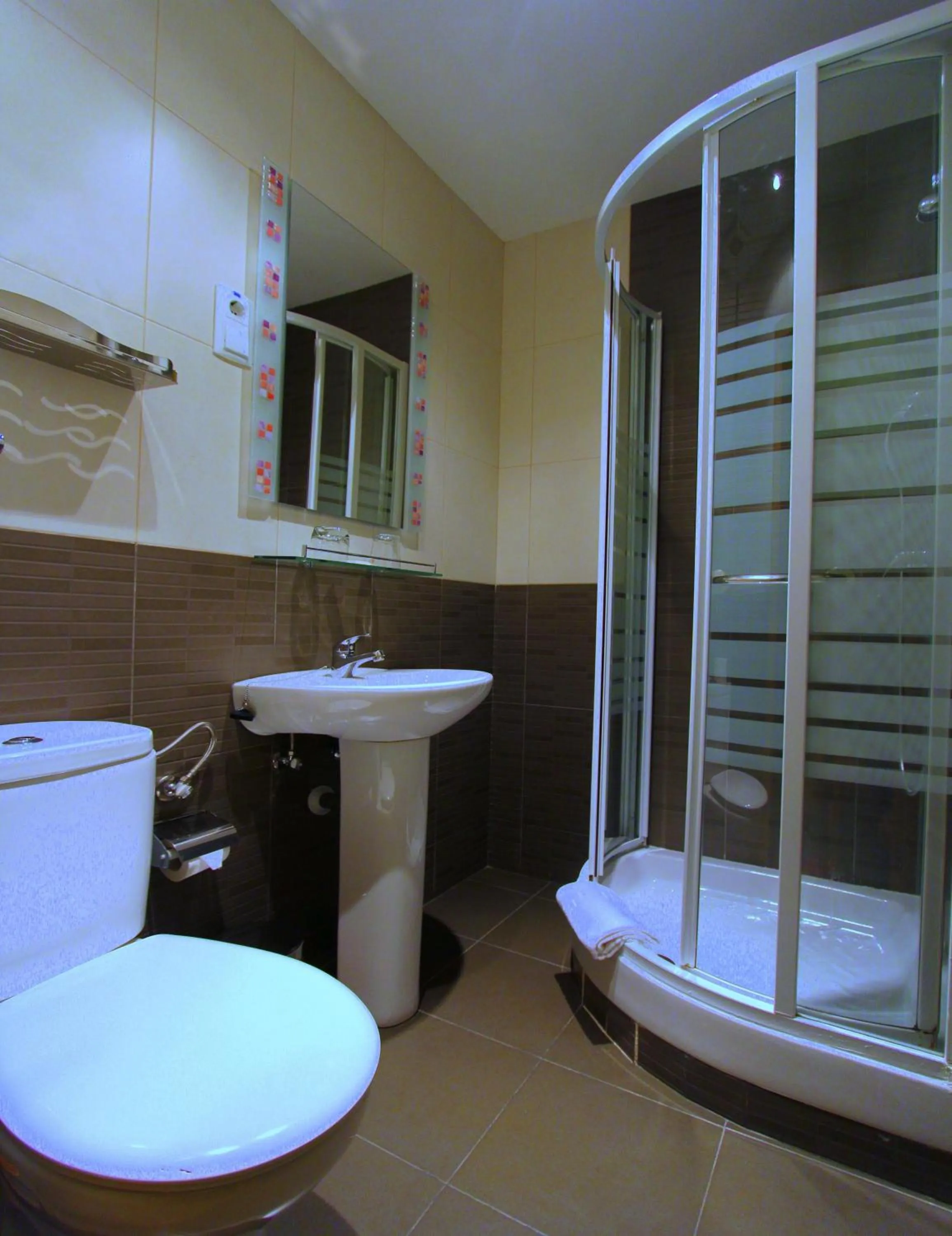 Bathroom in Hostal Regio