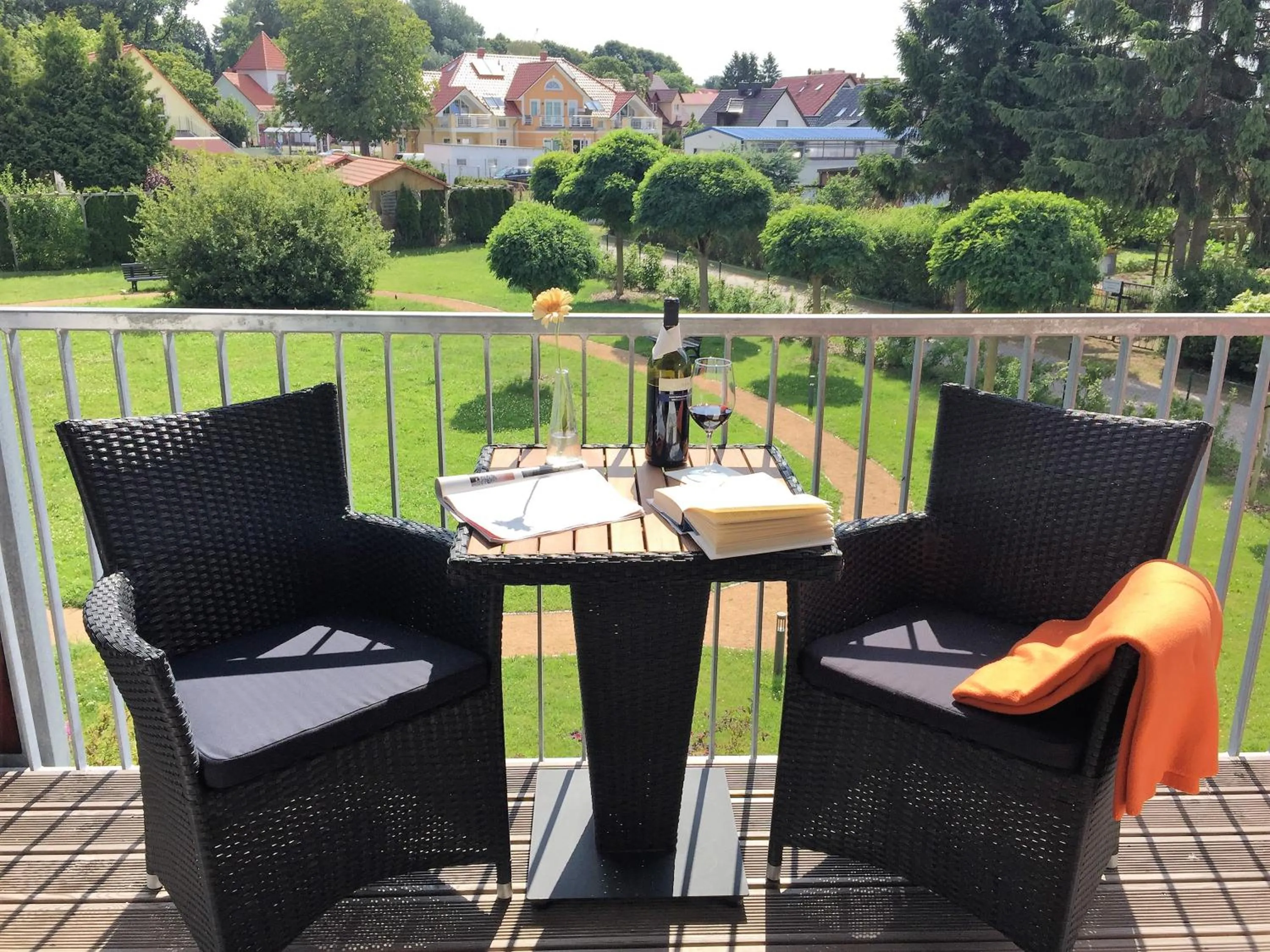 Balcony/Terrace in SEETELHOTEL Nautic Usedom Hotel & Spa das Hotel für Wellness & Genuss auf Usedom