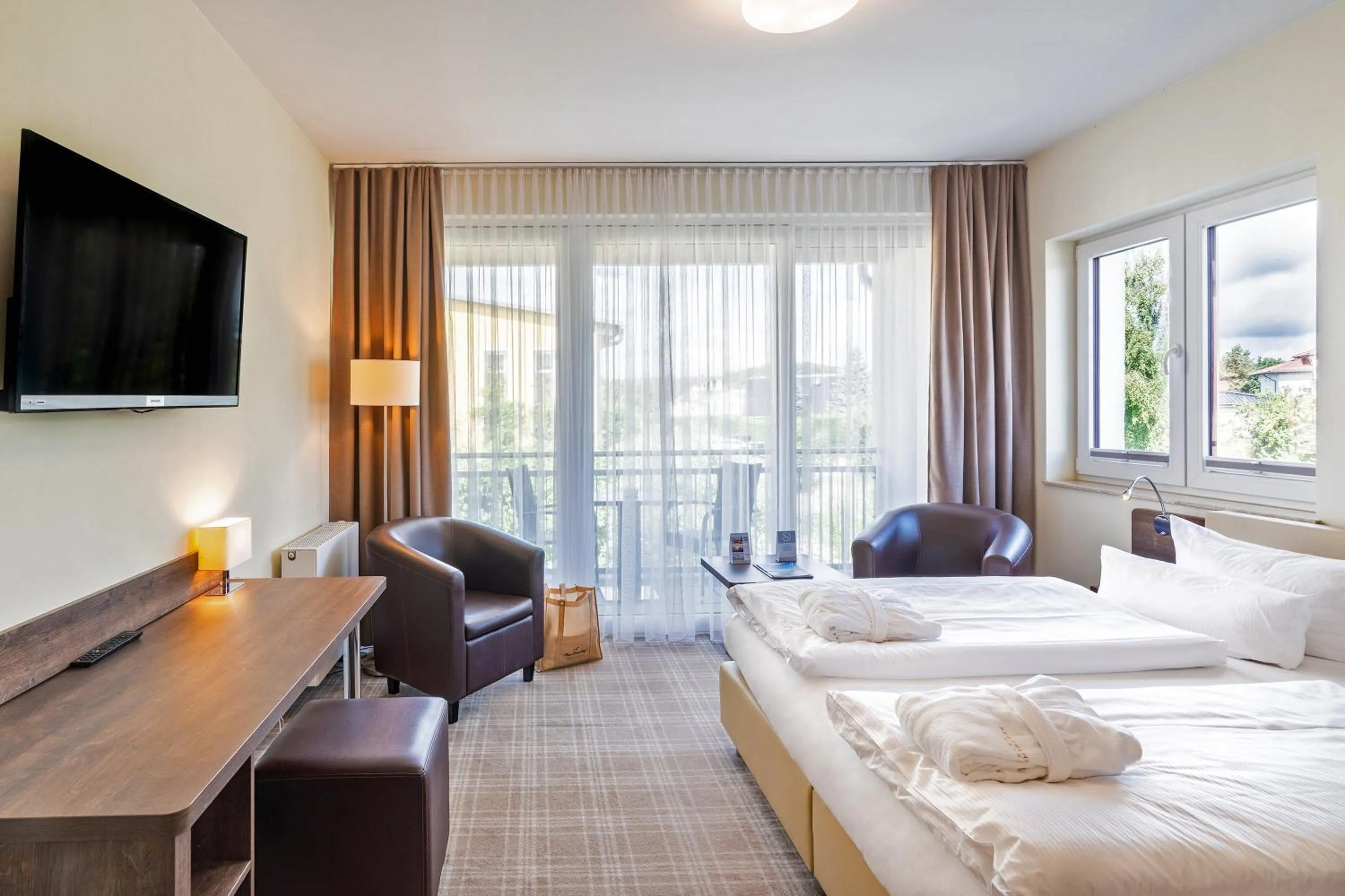 Photo of the whole room, Bed in SEETELHOTEL Nautic Usedom Hotel & Spa das Hotel für Wellness & Genuss auf Usedom