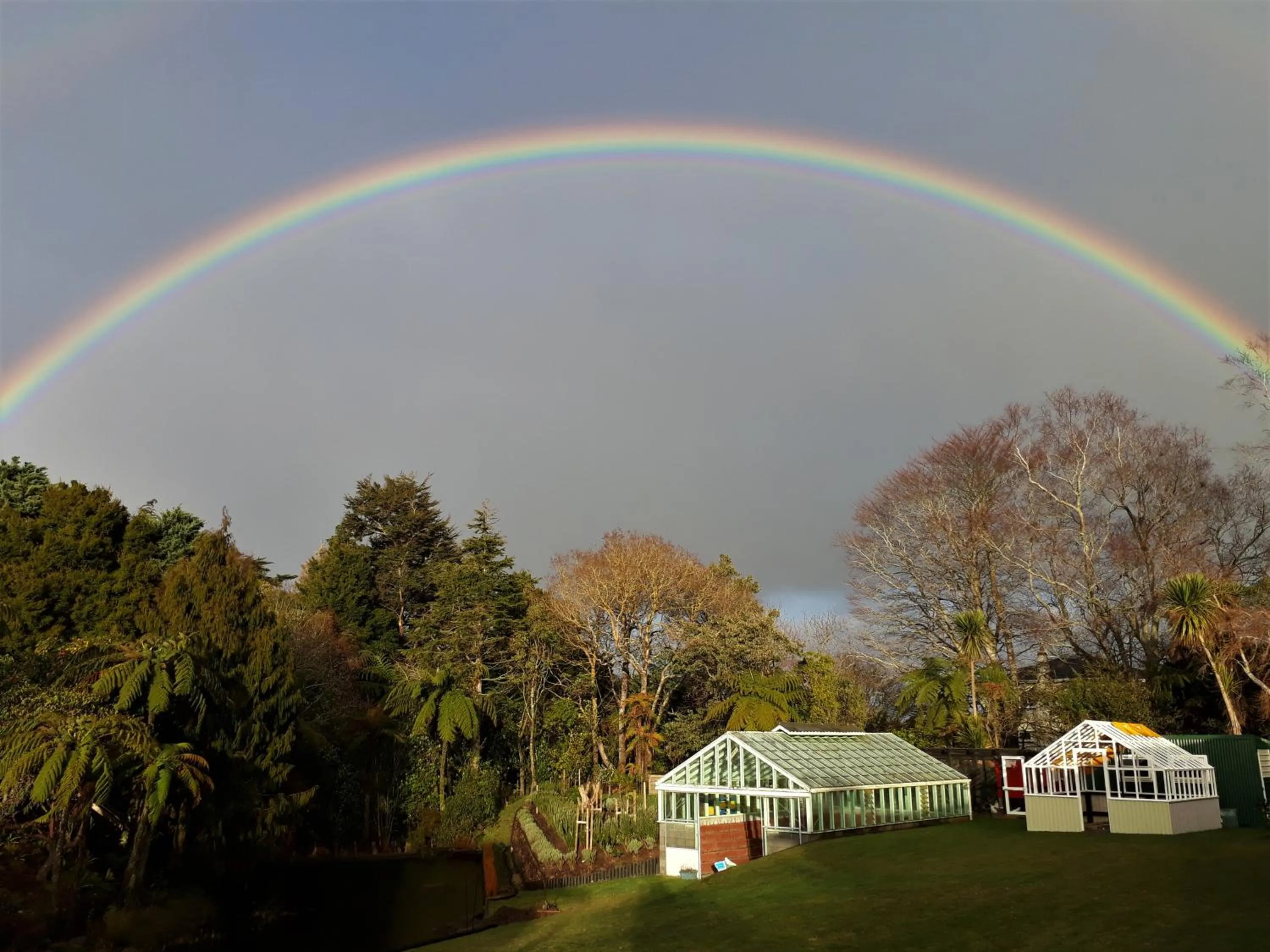 Garden view in Brecon Pond Bed & Breakfast