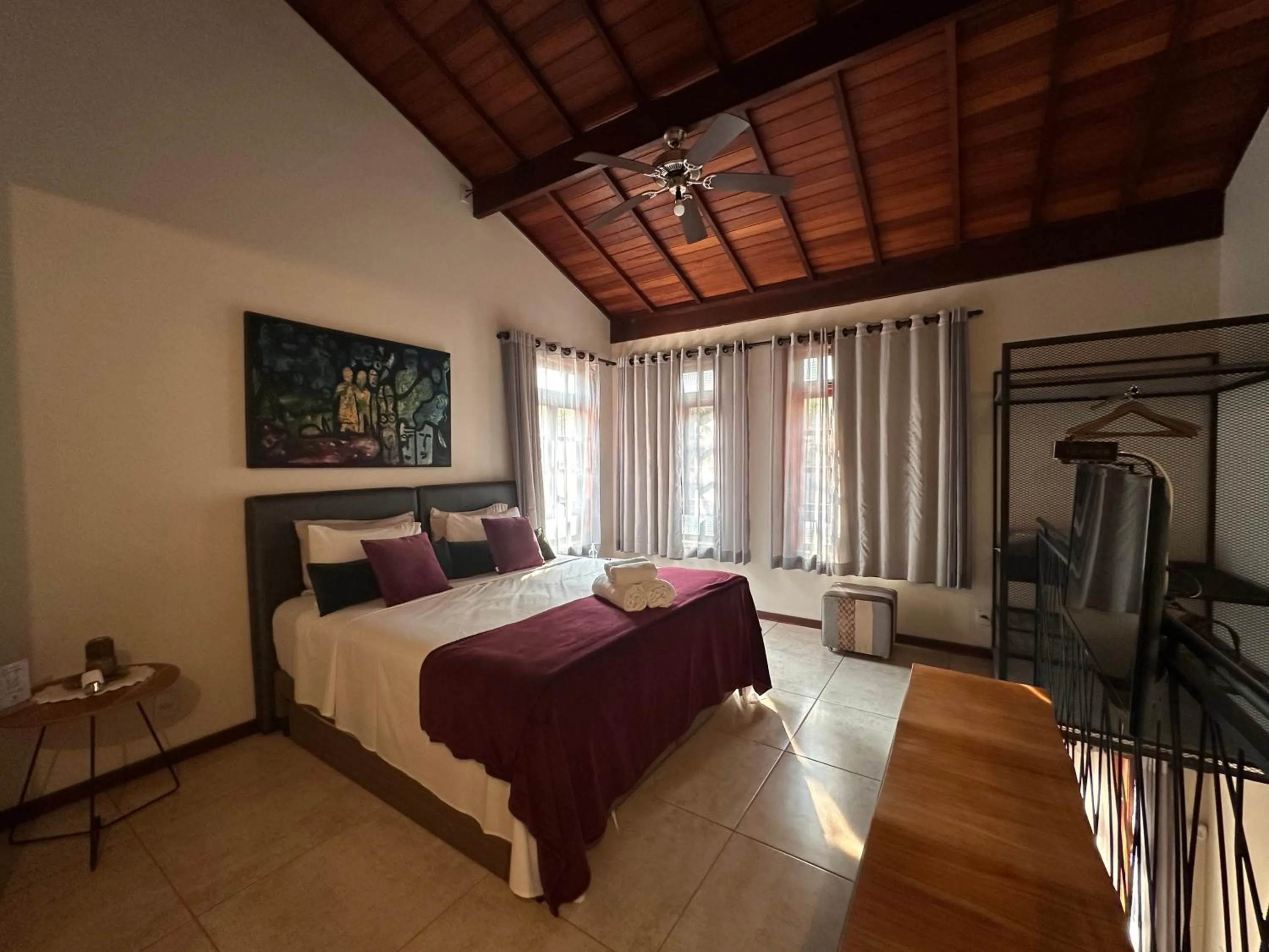 Bedroom, Bed in Villa Rica Pousada