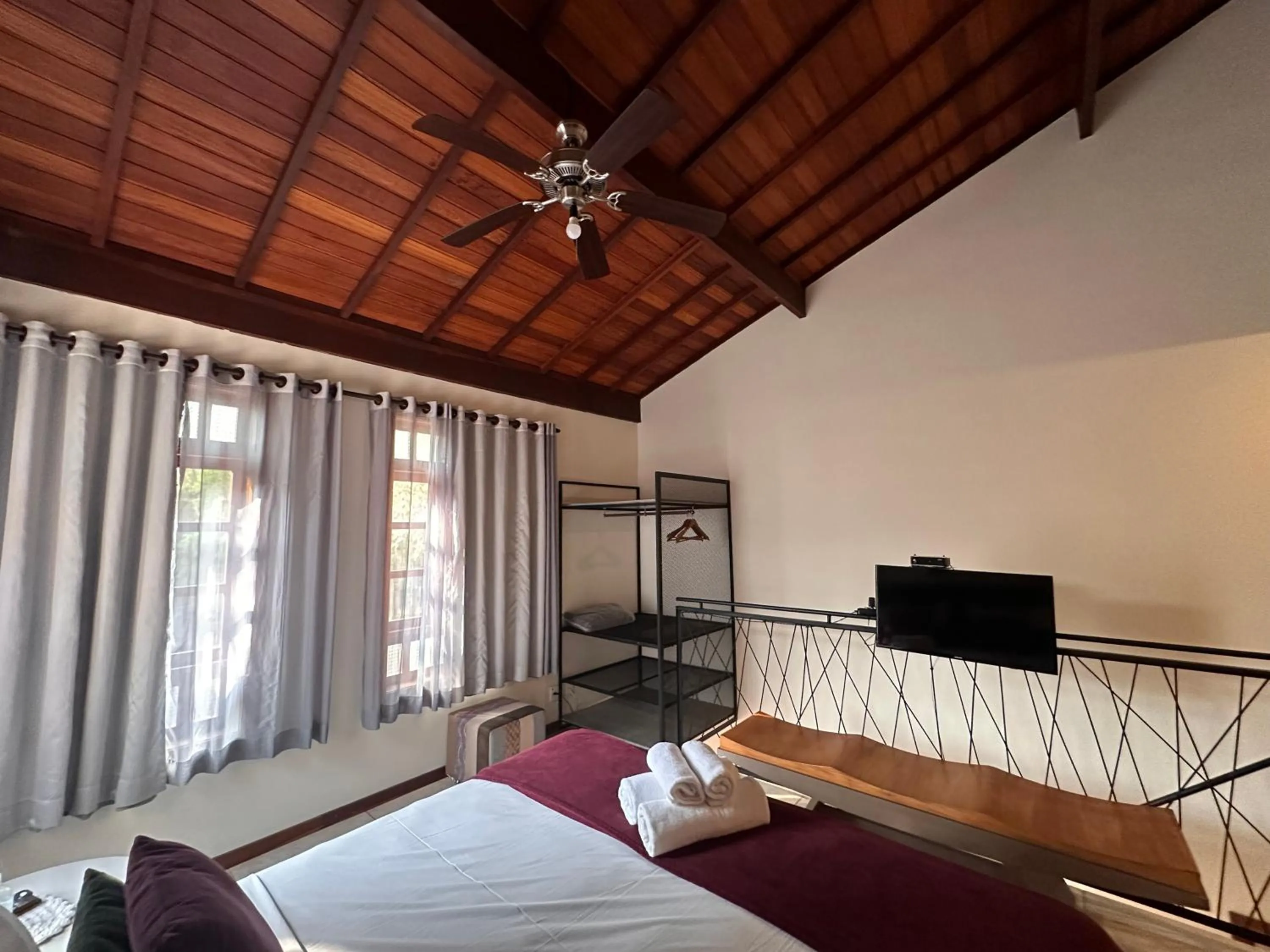 Bedroom, Bed in Villa Rica Pousada