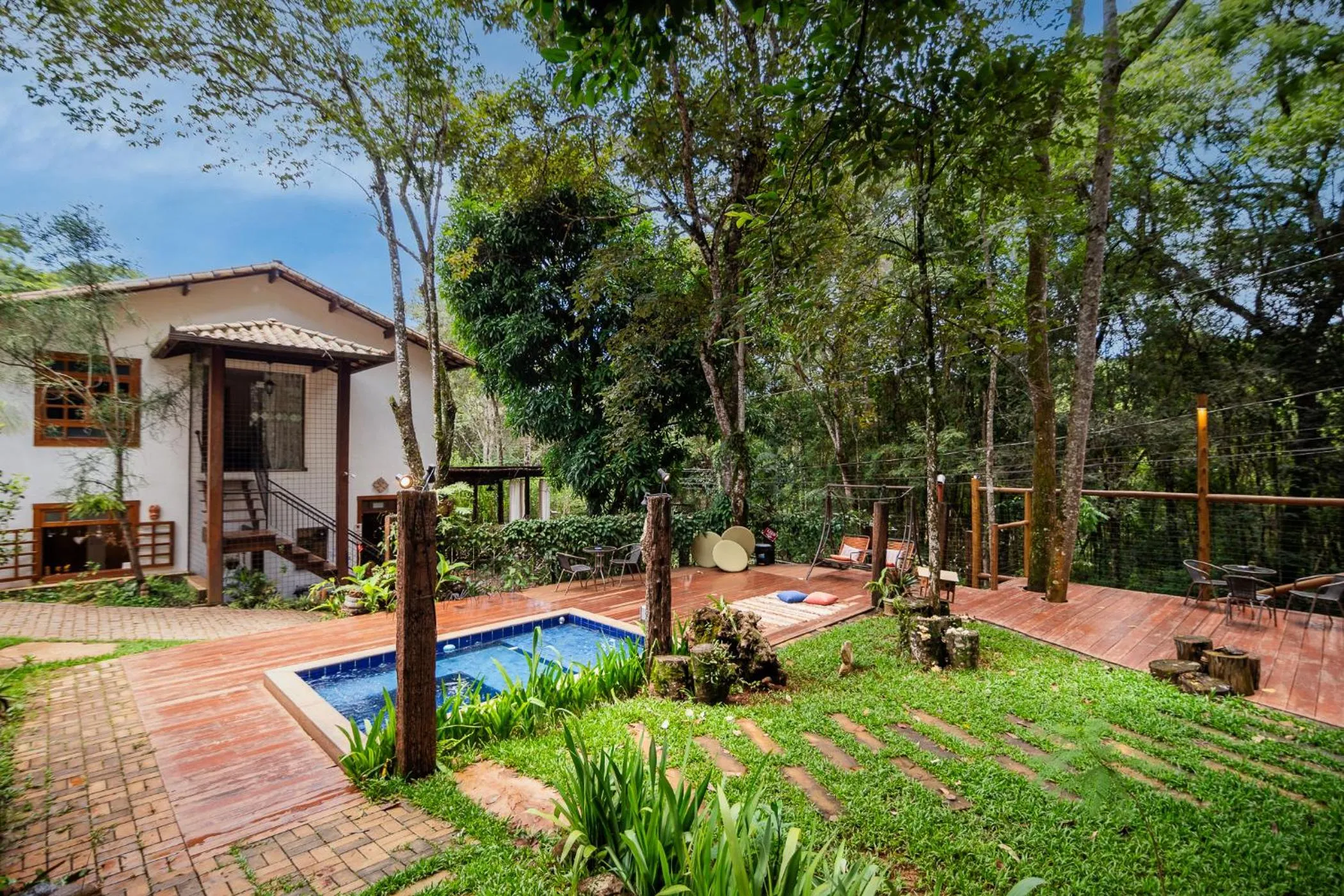 Garden in Villa Rica Pousada