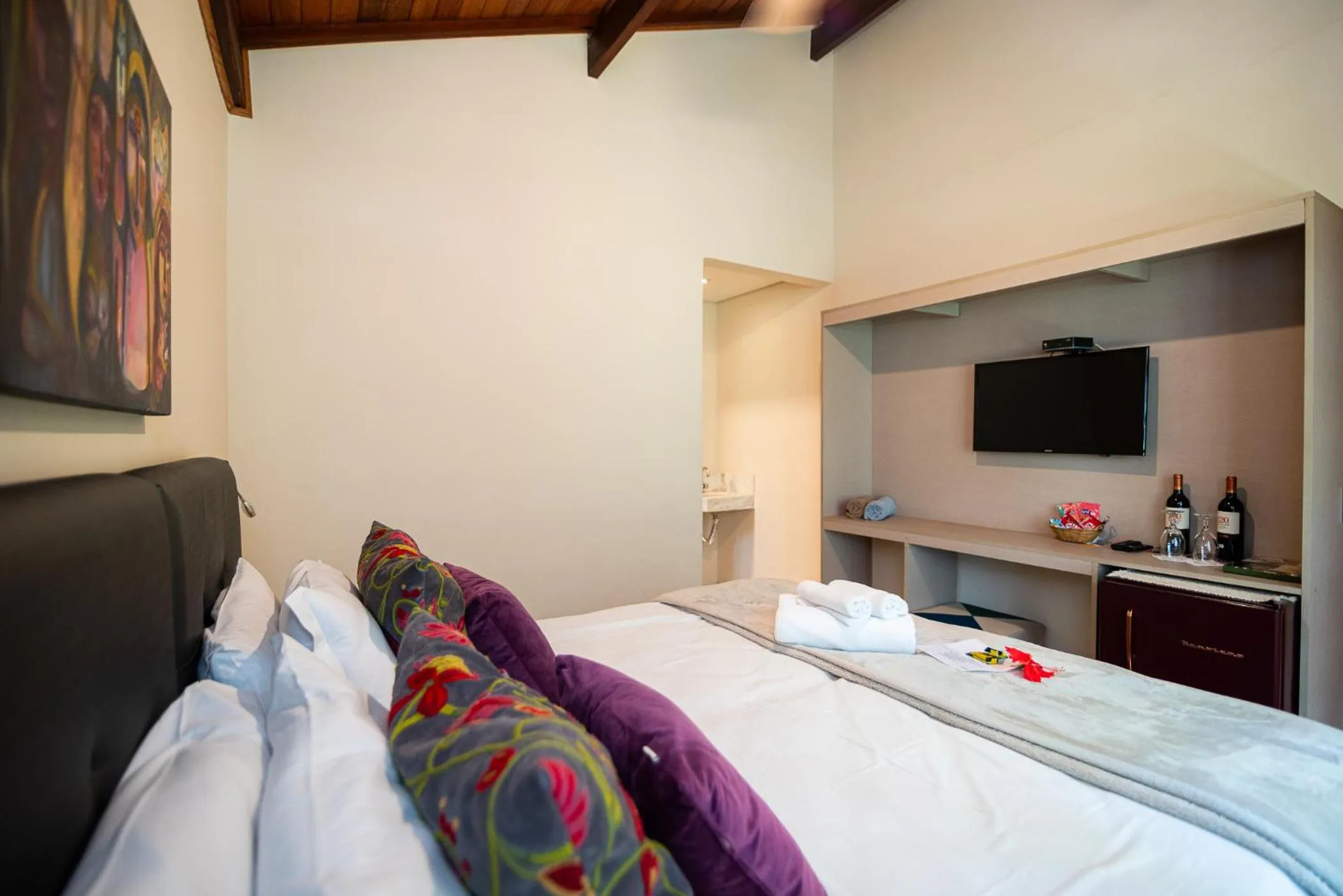 Bedroom, Bed in Villa Rica Pousada