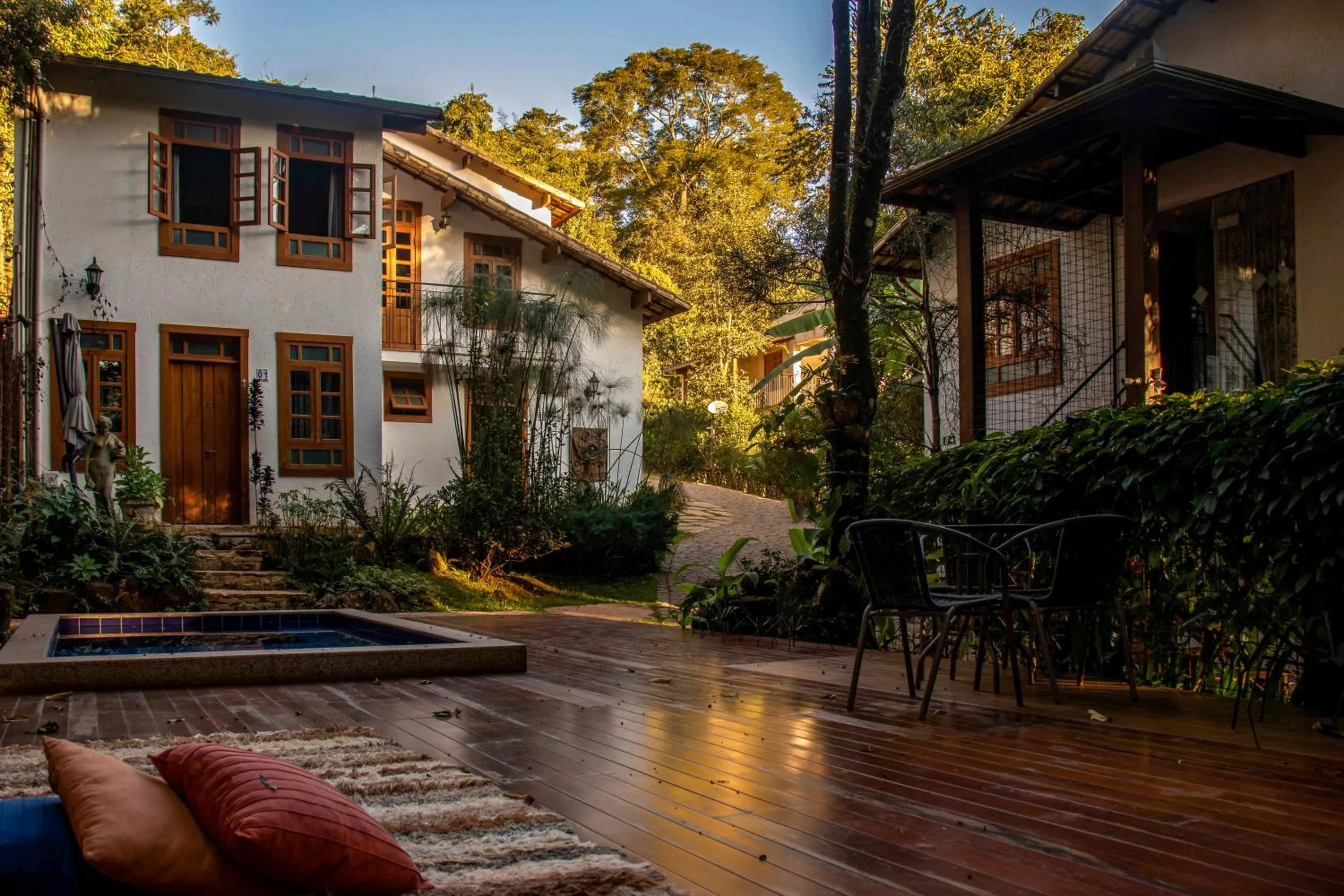 Seating area in Villa Rica Pousada