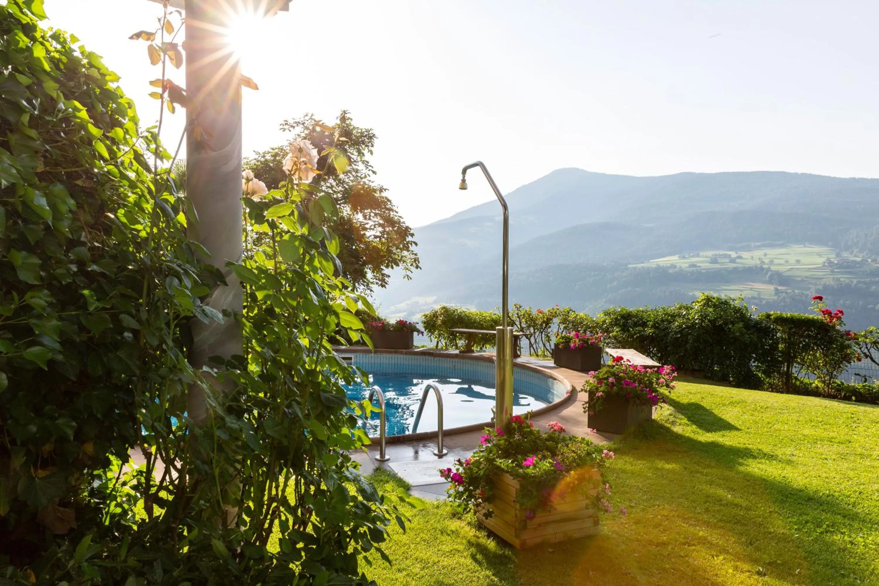 Garden in Granpanorama Hotel StephansHof