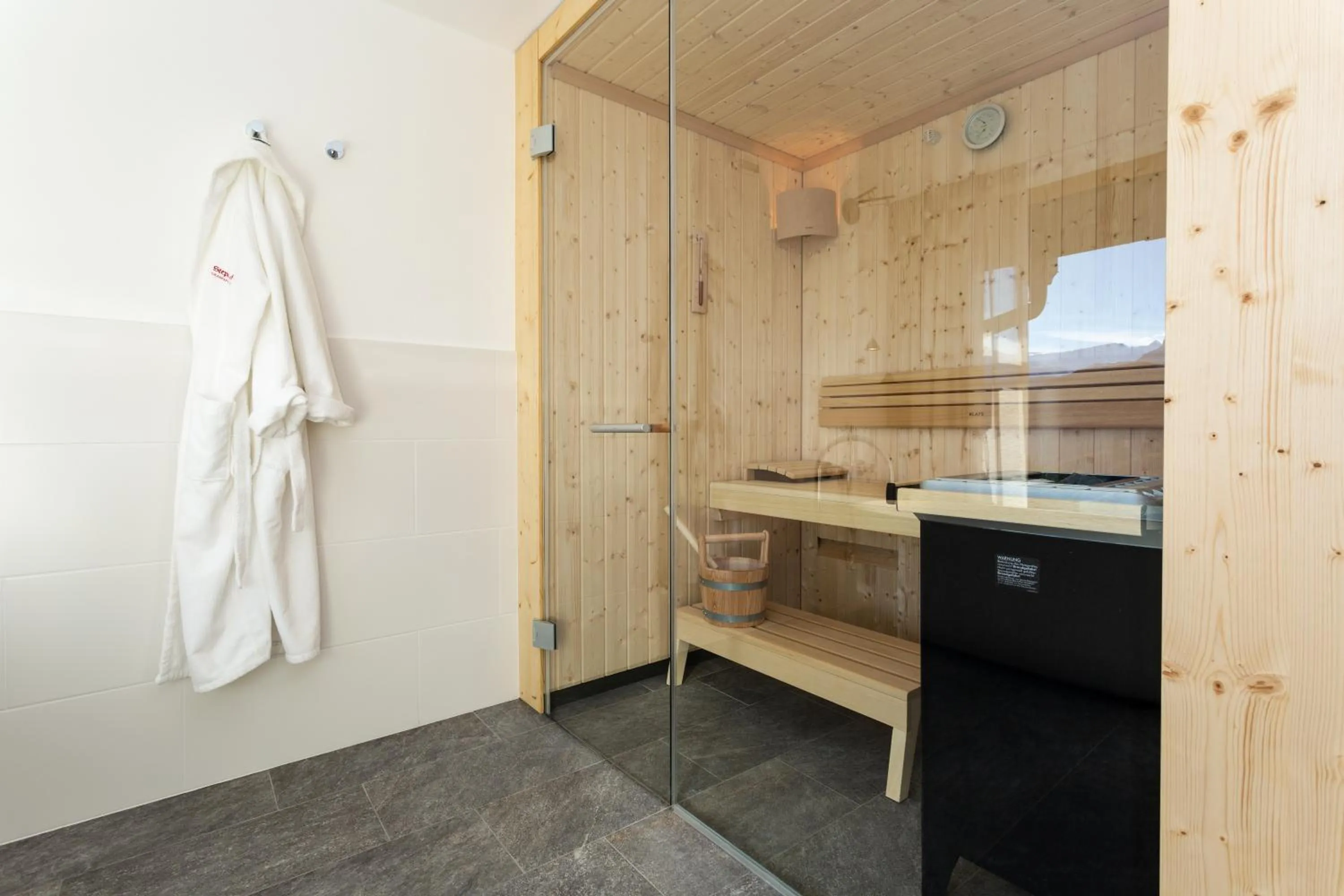 Sauna in Granpanorama Hotel StephansHof