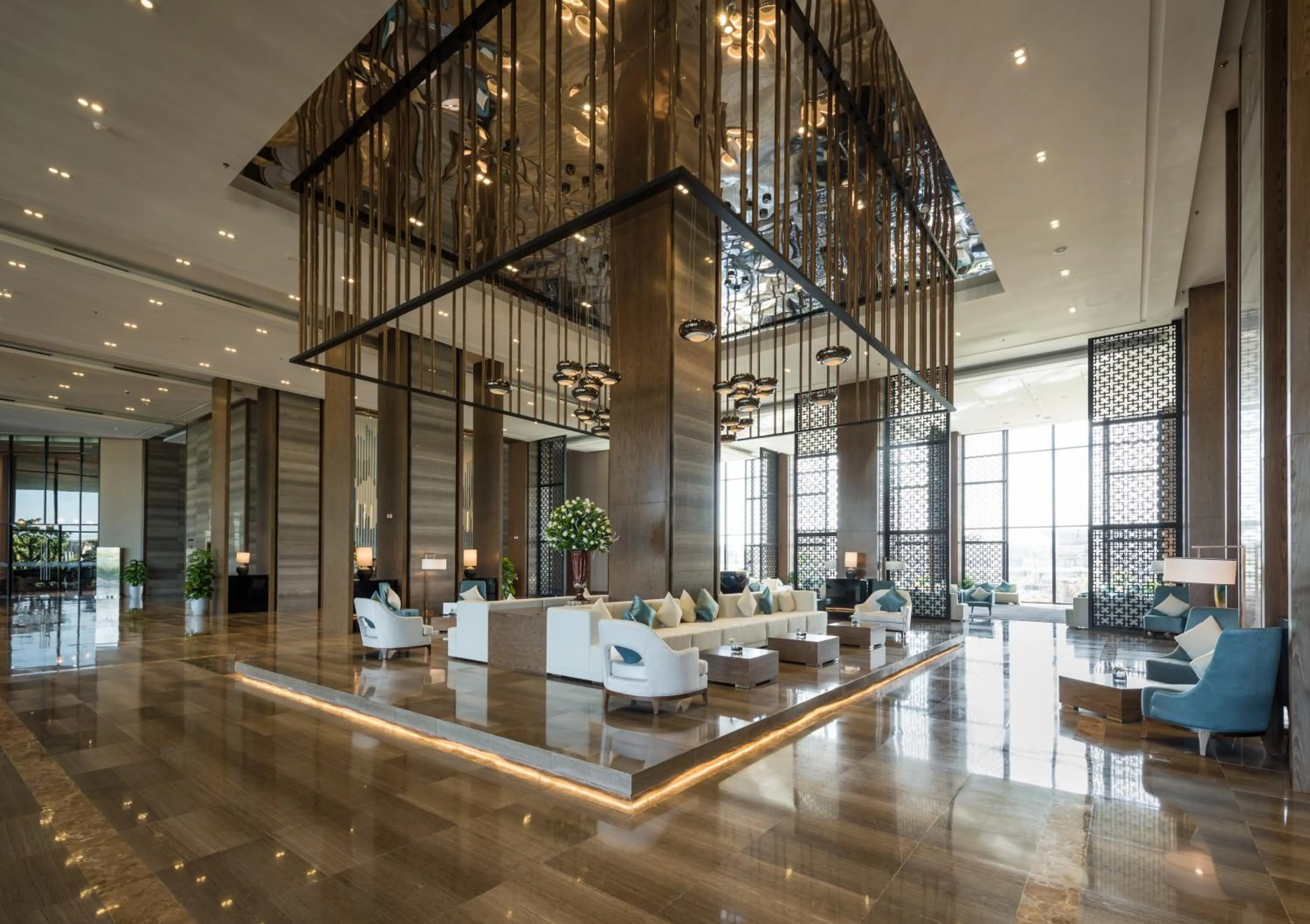 Lobby or reception in FLC Grand Hotel Samson