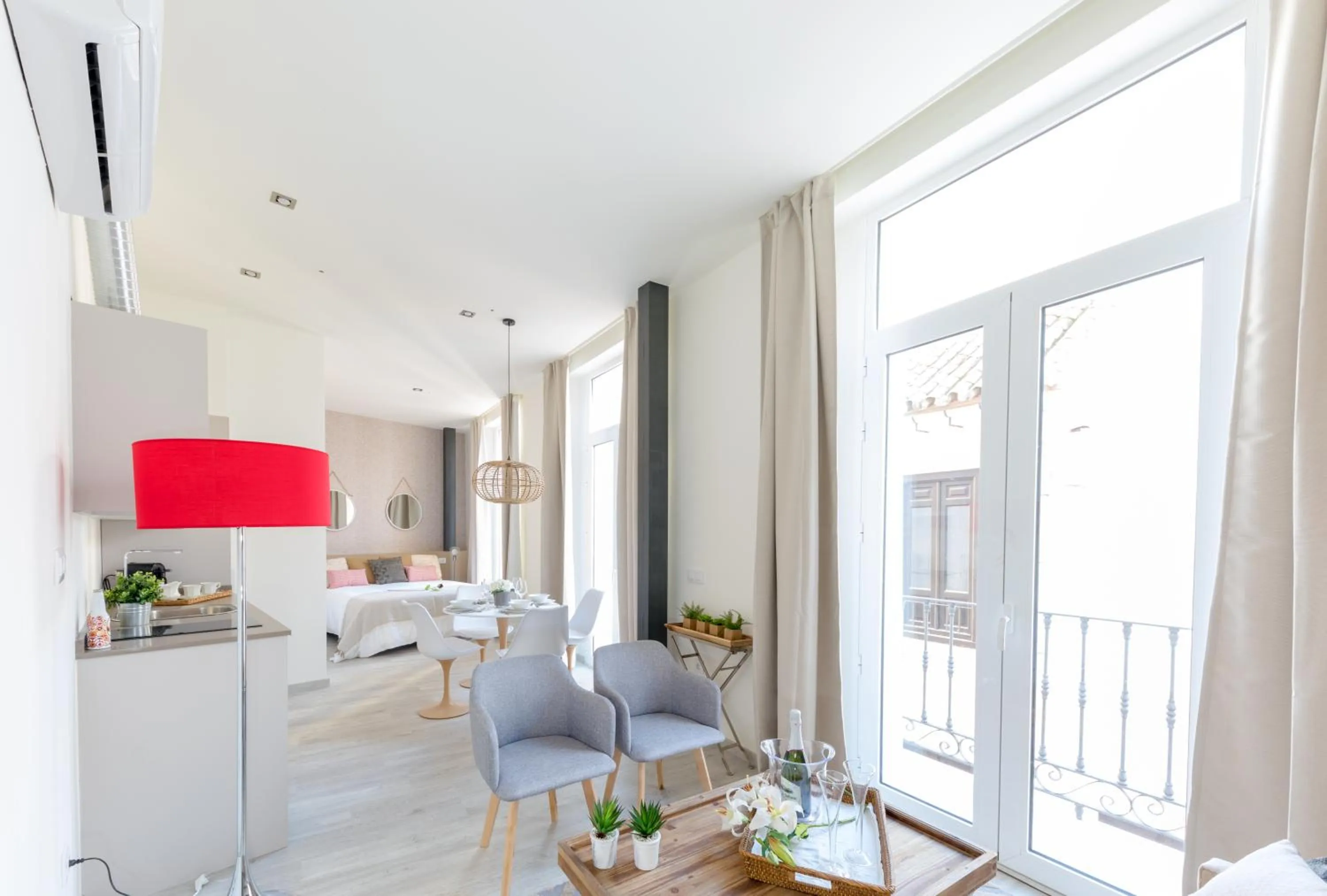 Kitchen or kitchenette in Apartamentos Soho Boutique Museo