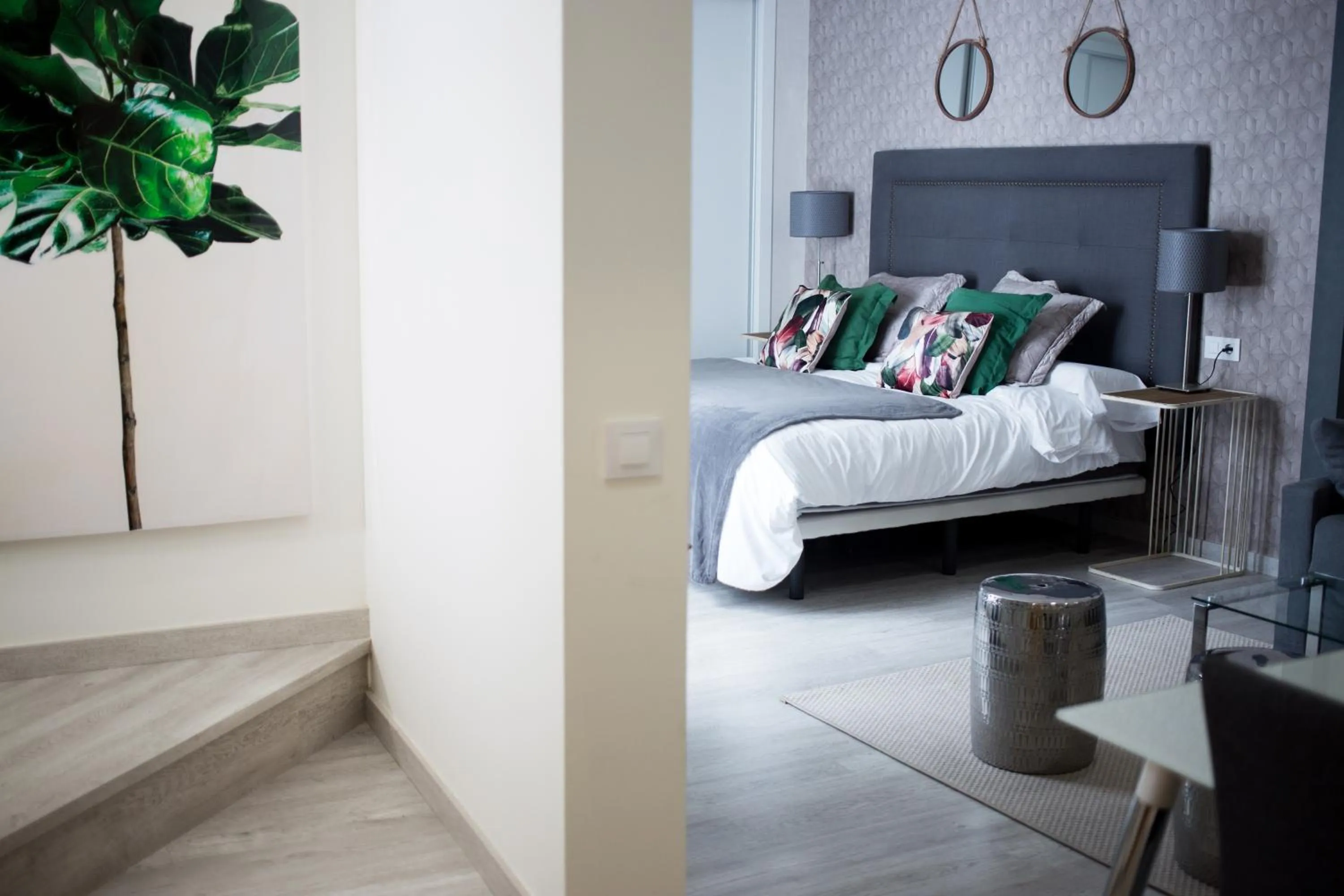 Dining area, Bed in Apartamentos Soho Boutique Museo