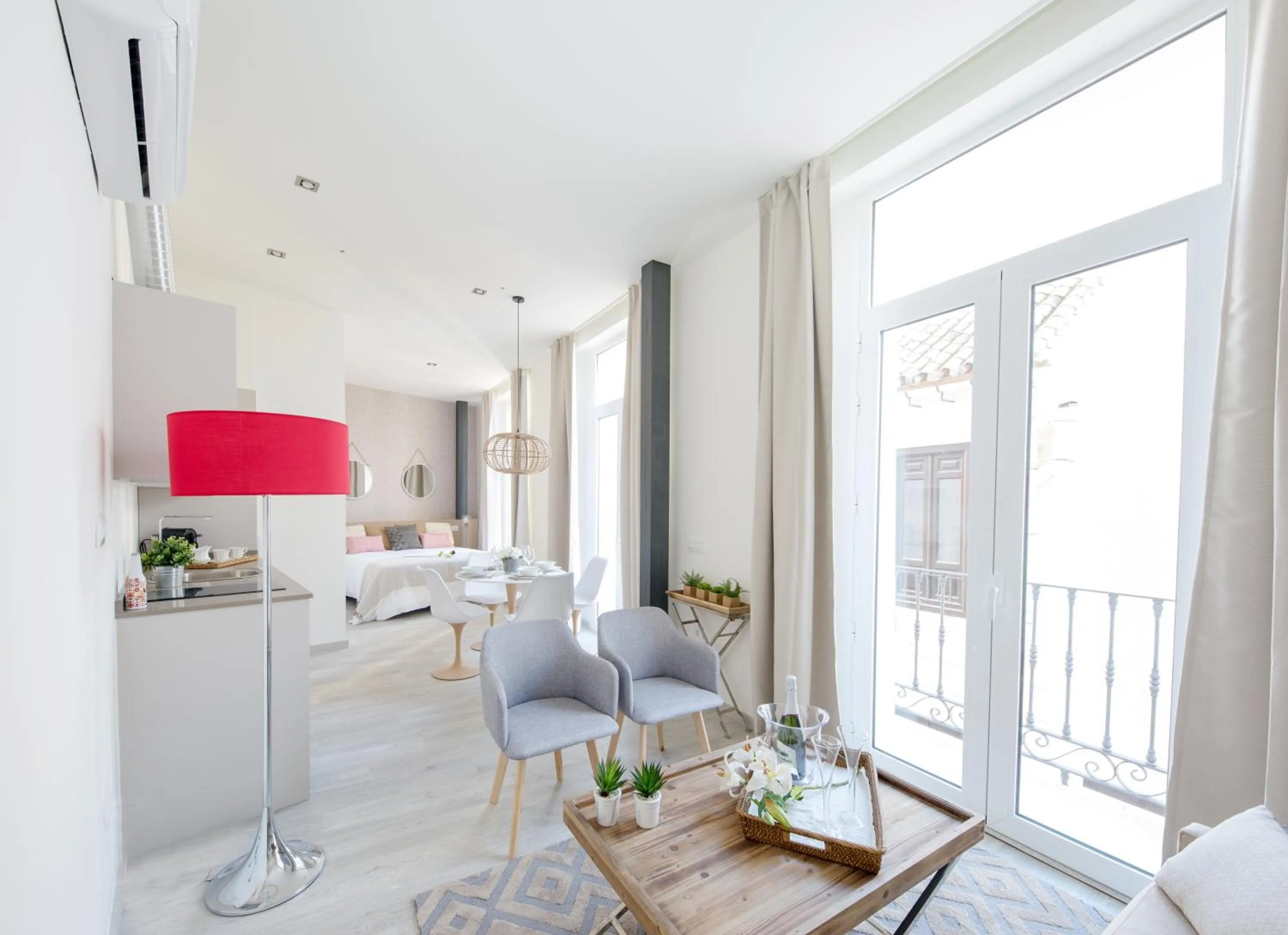 Kitchen or kitchenette in Apartamentos Soho Boutique Museo