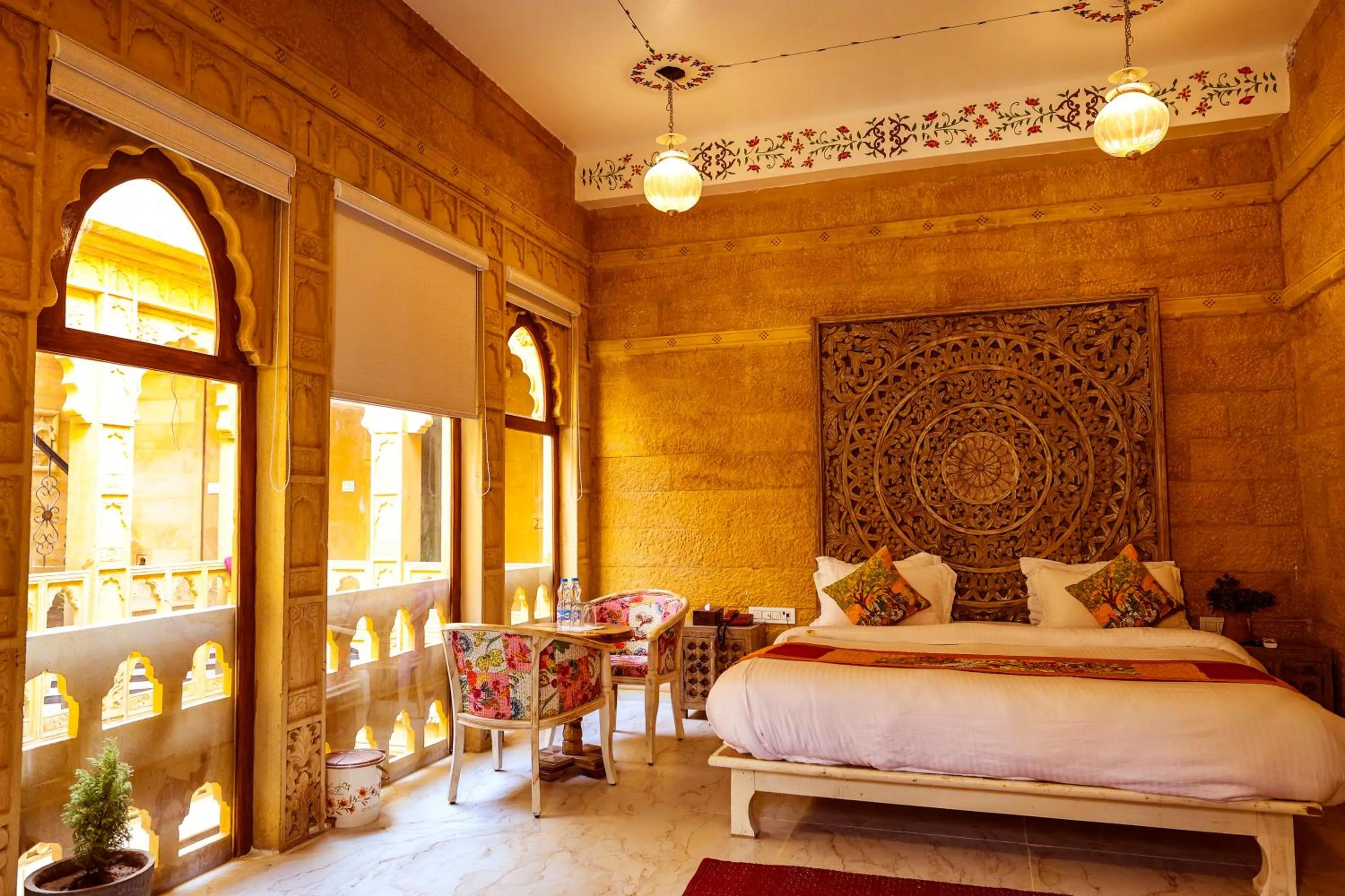 Photo of the whole room, Bed in Garh Meera - A Sensational Boutique Hotel