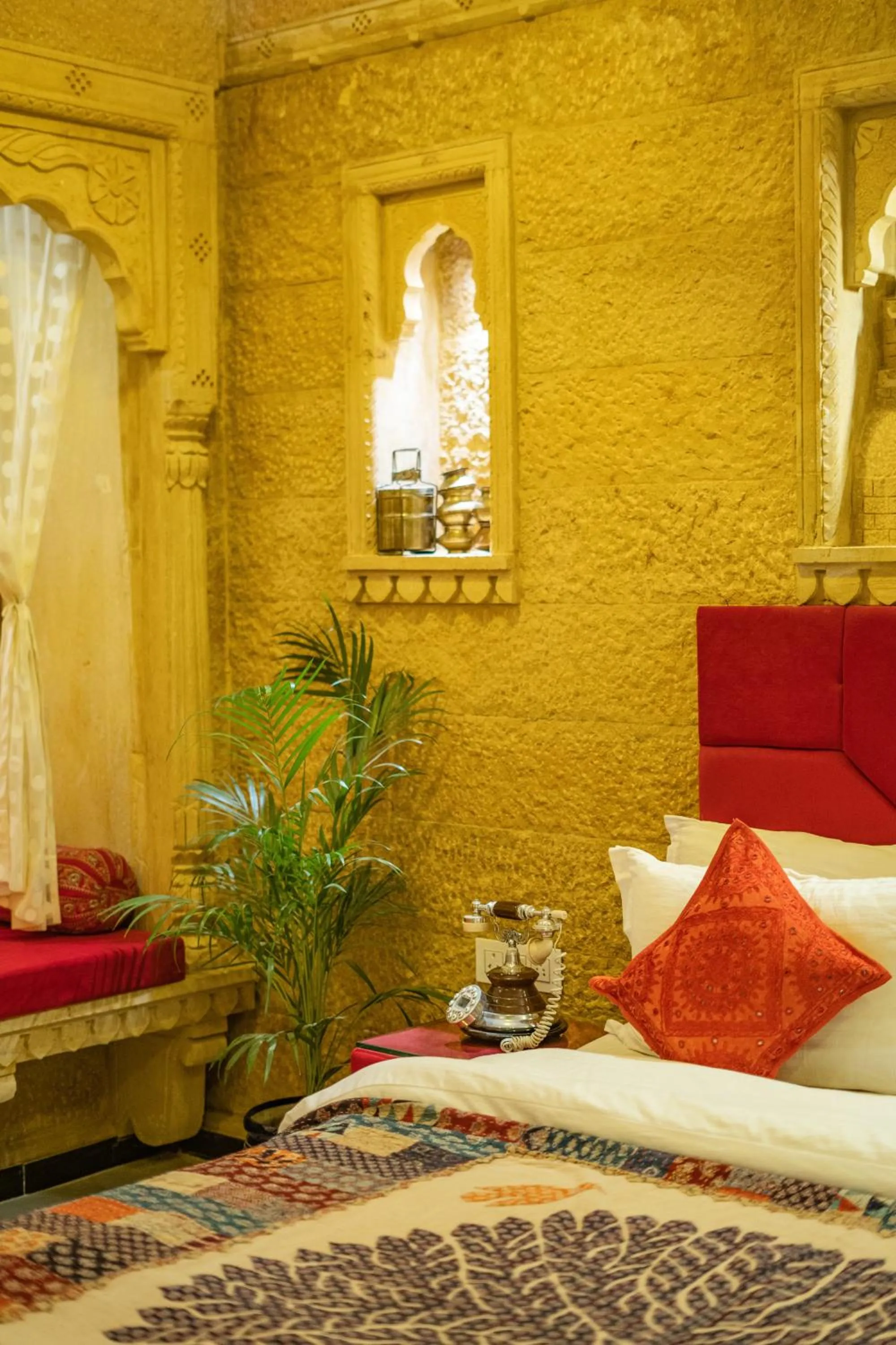 Bedroom, Bed in Garh Meera - A Sensational Boutique Hotel