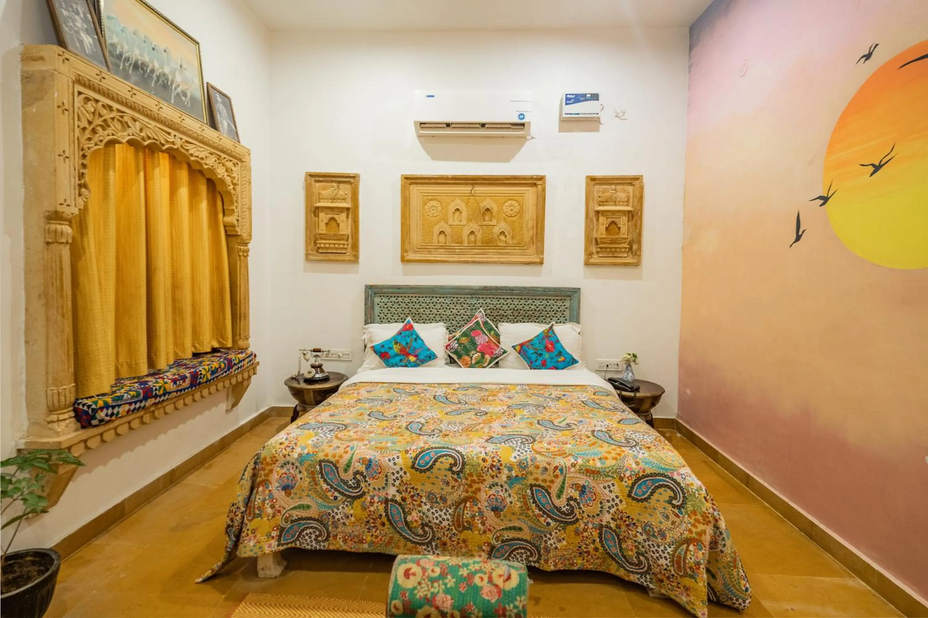 Bed in Garh Meera - A Sensational Boutique Hotel
